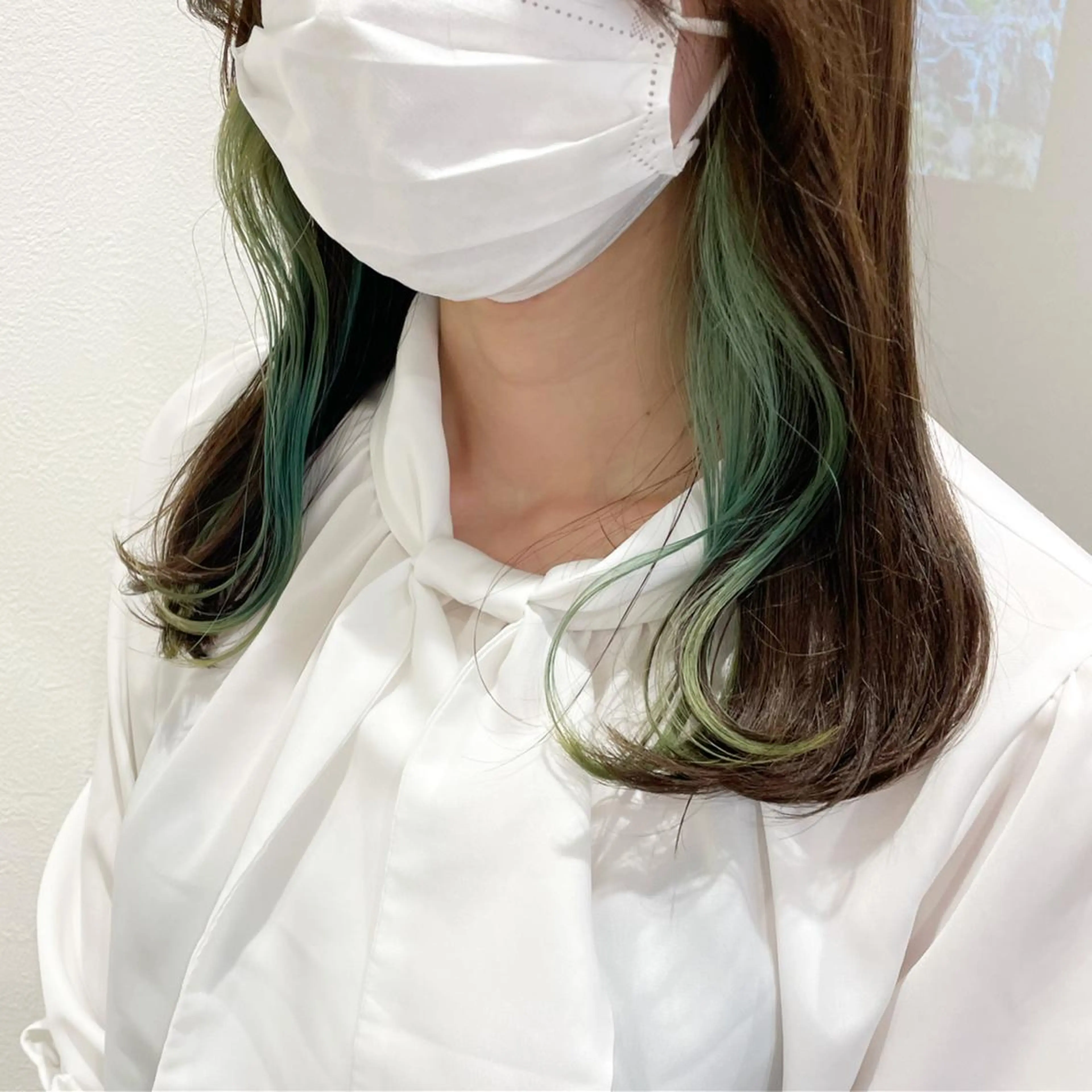 セミロング カラー ‎manami 💞🩰のヘアスタイル