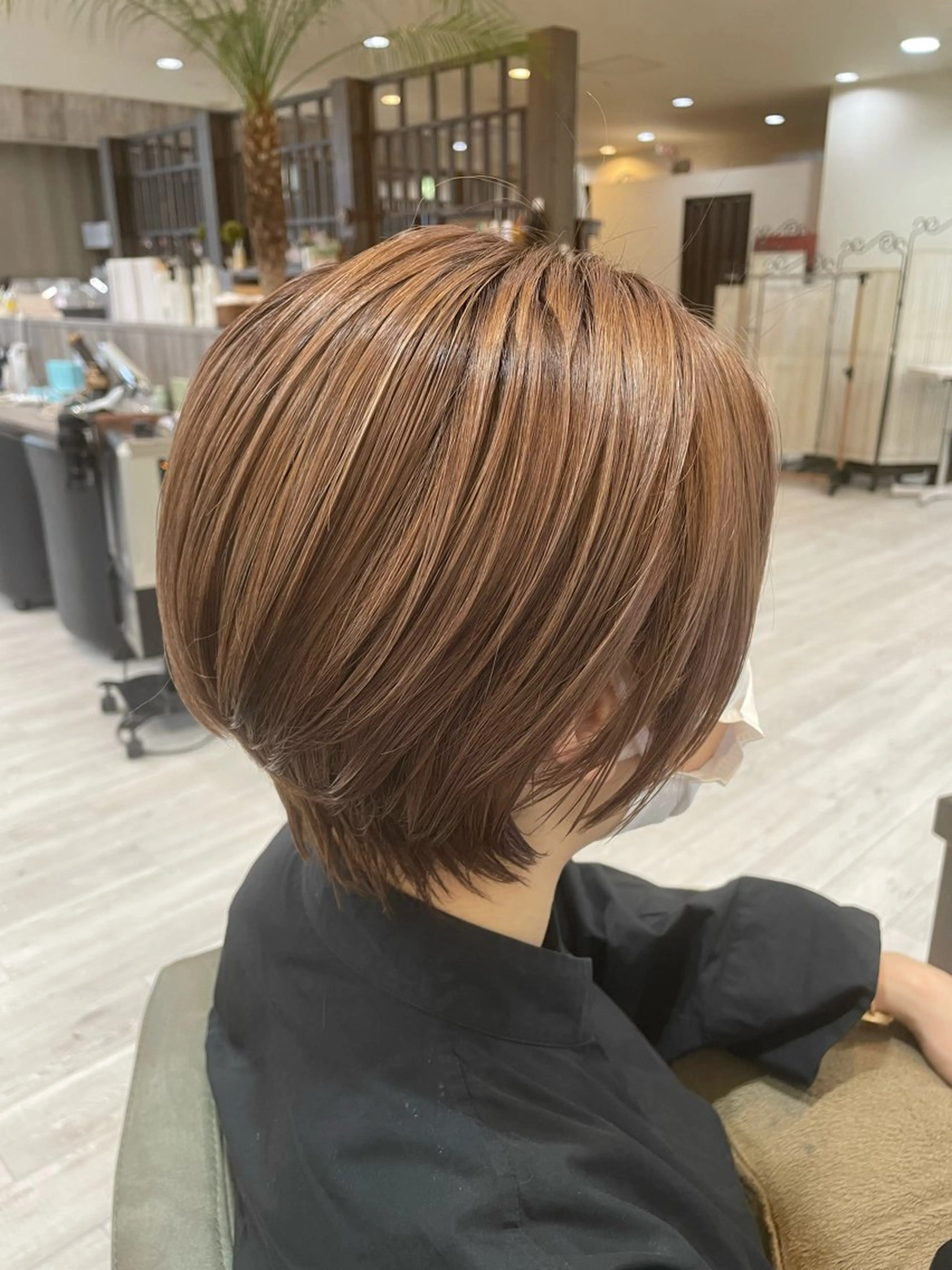 ショート カラー カット ヘアカラー トリートメント 中野  淳のヘアスタイル