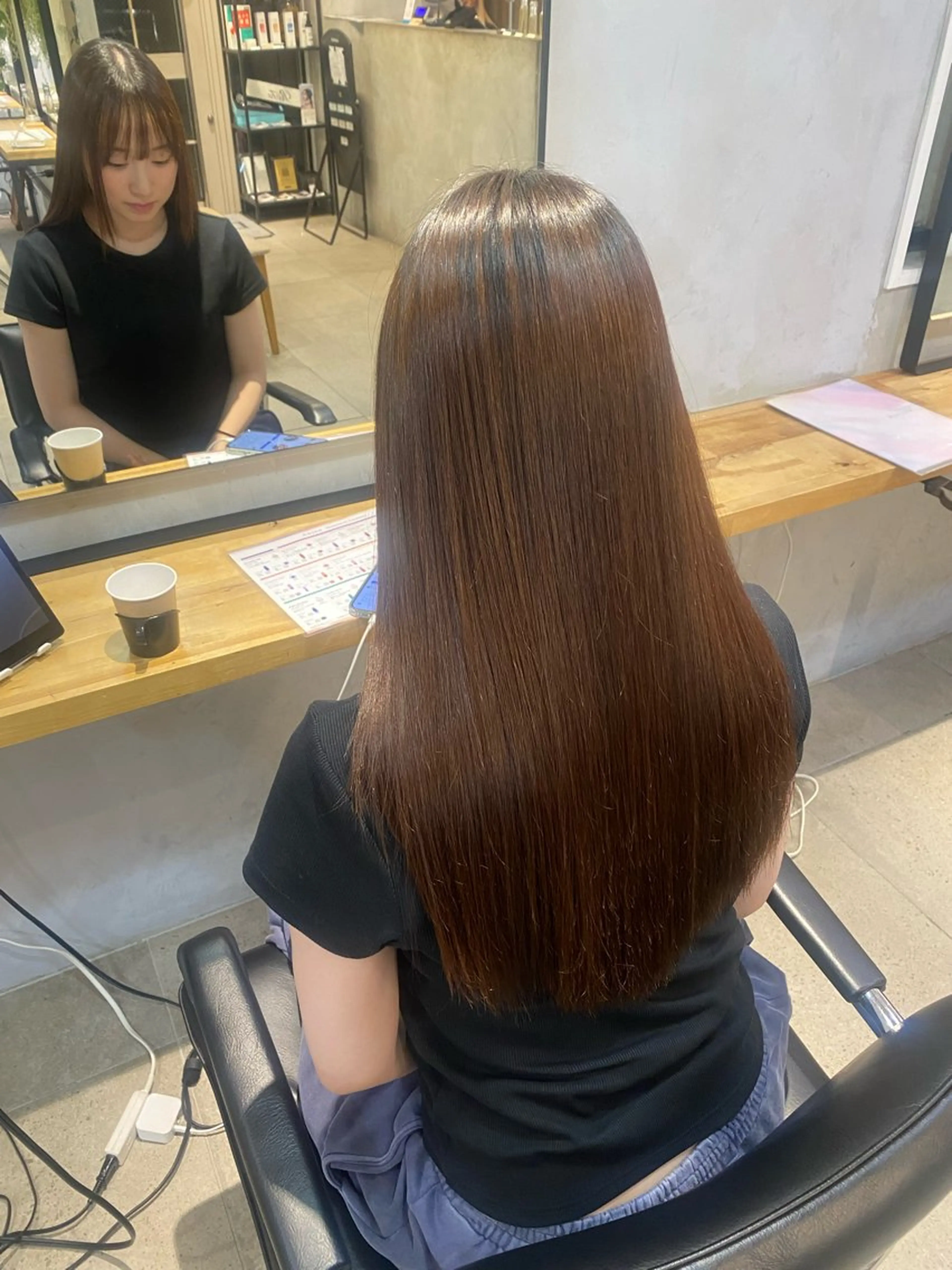 うる艶縮毛矯正💫+Premium treatmentの写真