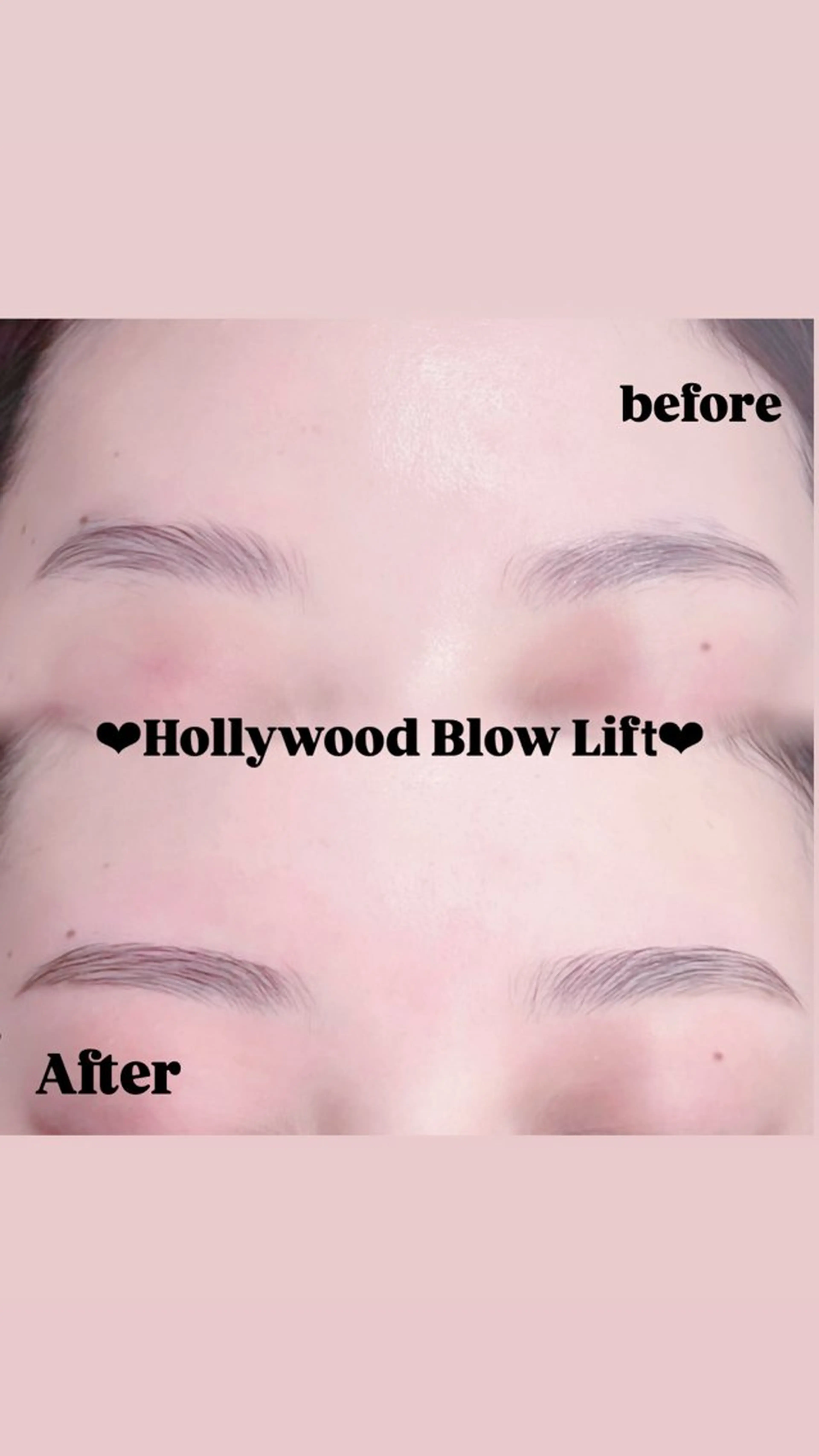 🐰ྀི🍑【毛流れ綺麗に】ハリウッドブロウリフト(HBL)wax込み🍑🐰ྀི(指名料込)の写真