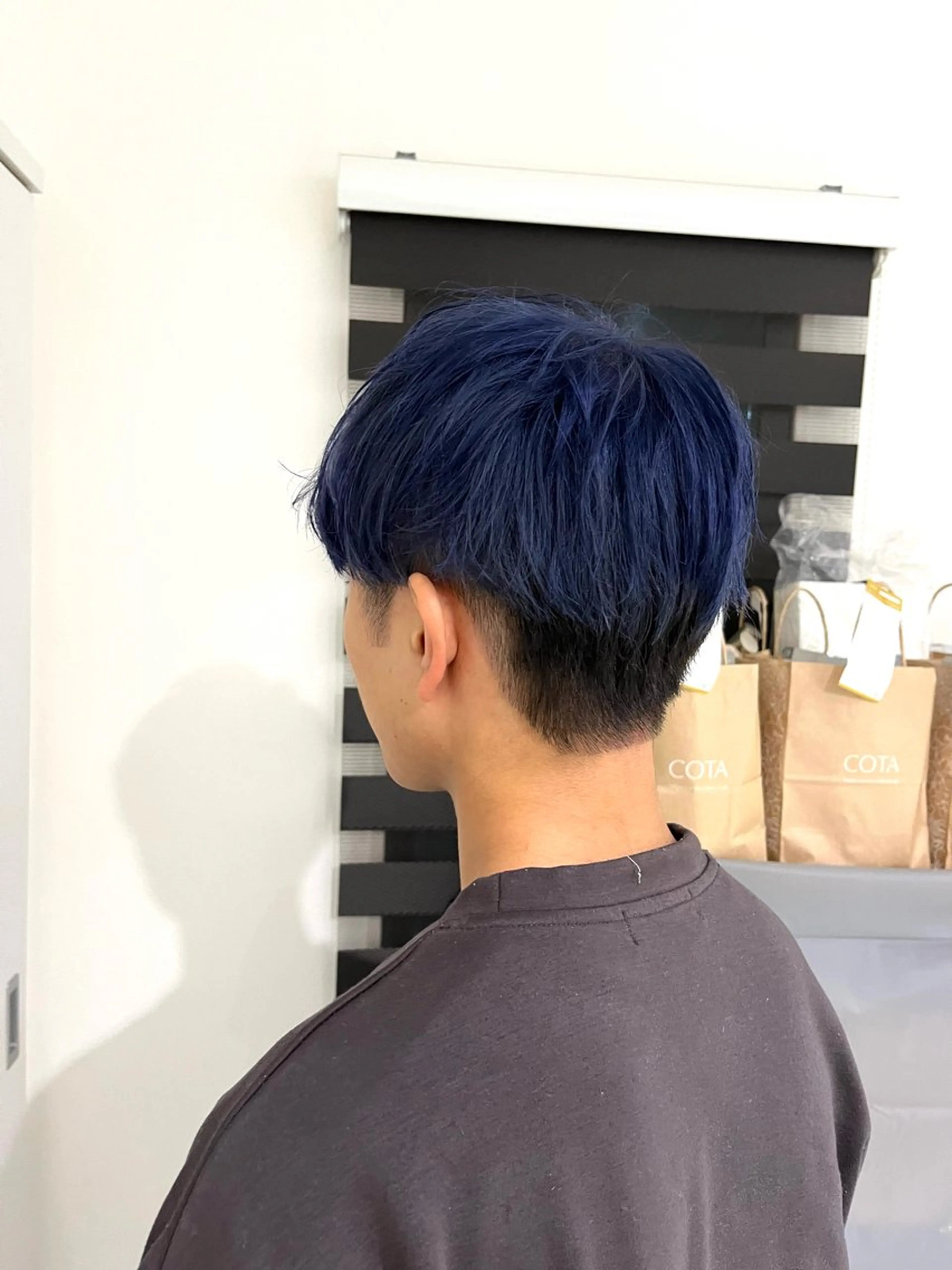 ショート カラー メンズ カット ヘアカラー トリートメント イロアイヘアー Renのヘアスタイル