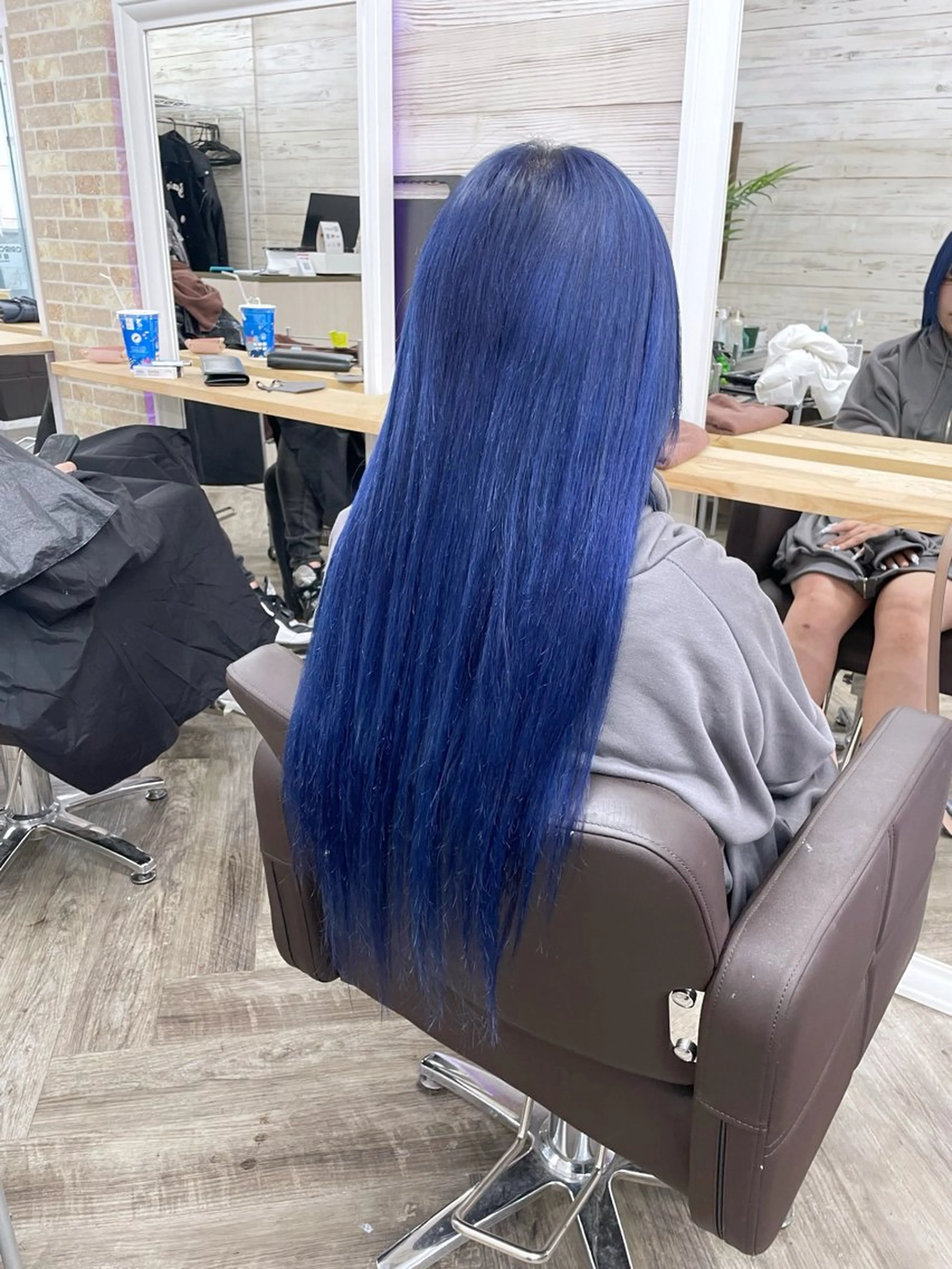 ロング ヘアカラー エクステ 北沢 隆のヘアスタイル