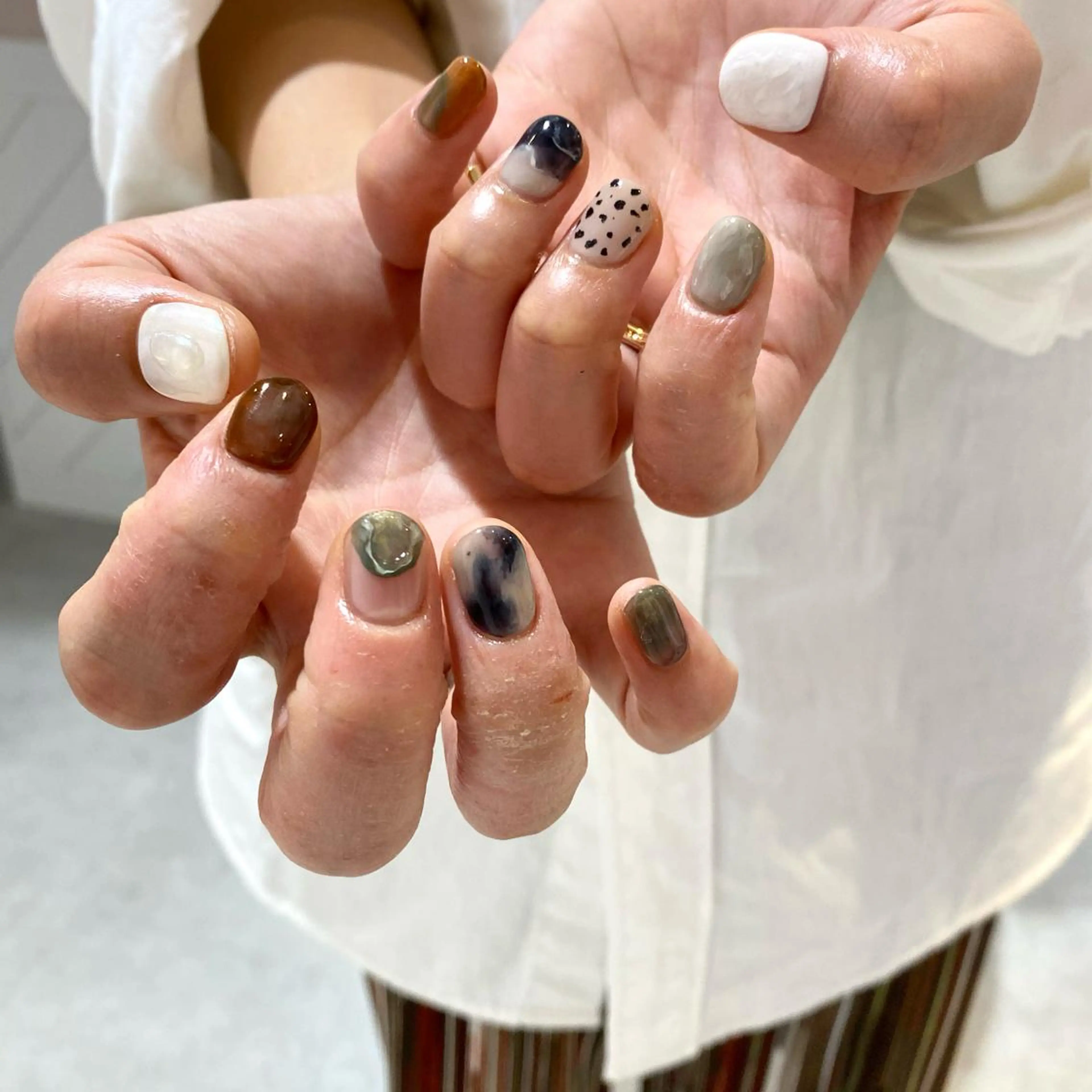 ネイル Trico Antique所属・岩本 杏のネイルデザイン