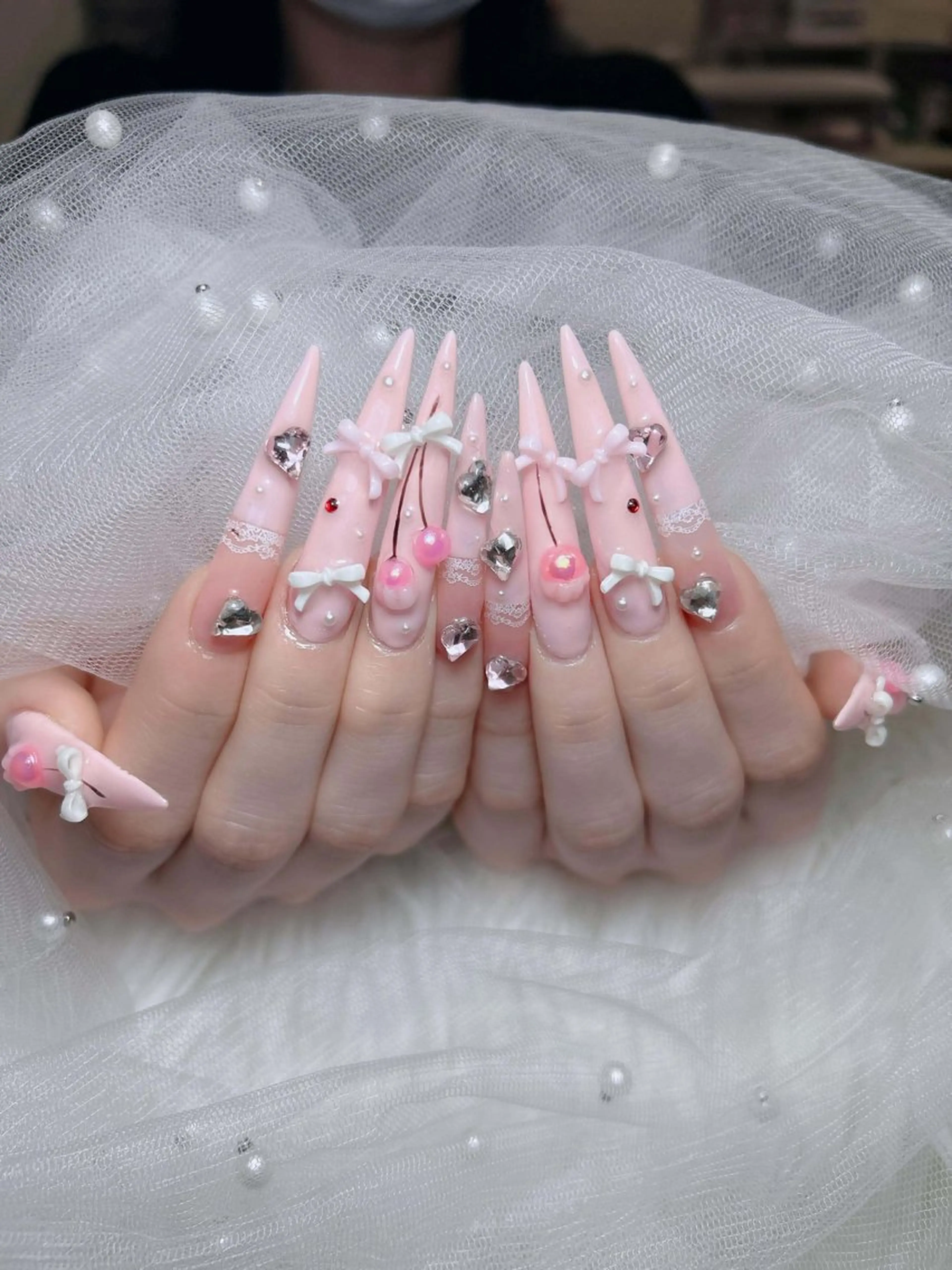 ネイル オーロラネイル チークネイル フットネイル フレンチネイル ハロウィン ハンドネイル Lumi Nail 新大久保3‘のネイルデザイン