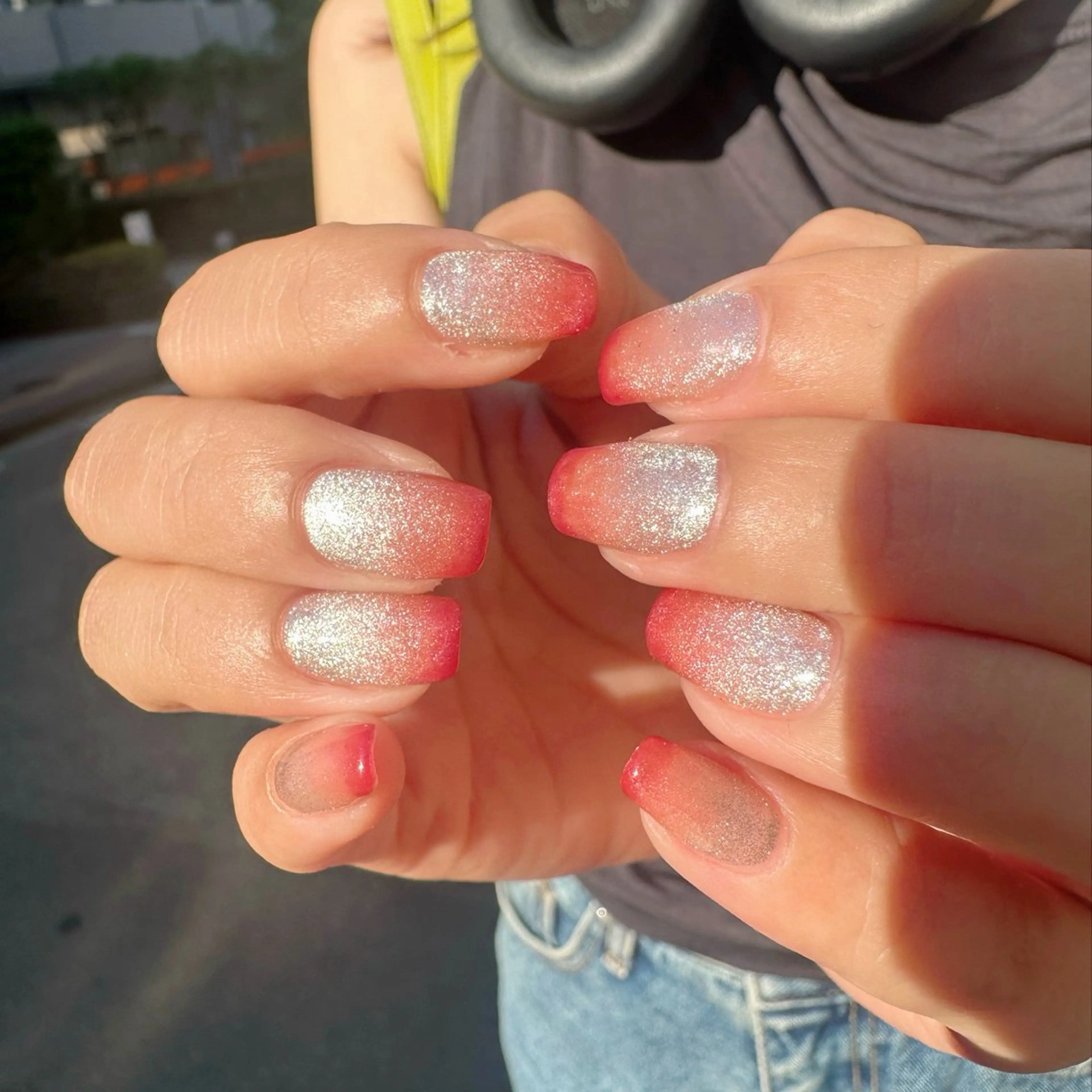 ネイル クリアネイル グラデーション 氷ネイル・うるうるネイル 韓国ネイル マグネットネイル 🪞KAPE NAIL 🪞のネイルデザイン