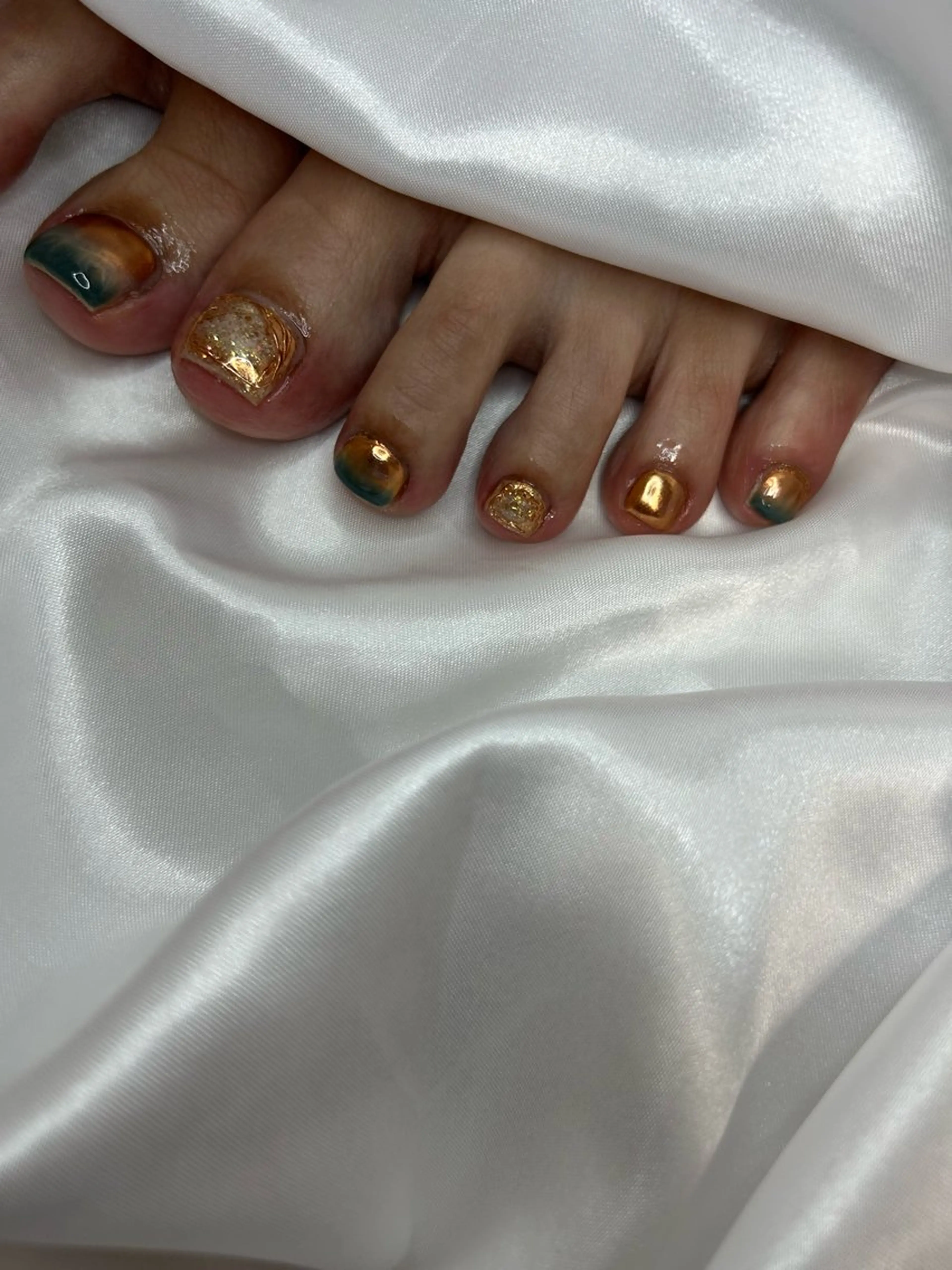 平日限定⛄️【フットネイル🦶持ち込み⭕️デザインやり放題】の写真