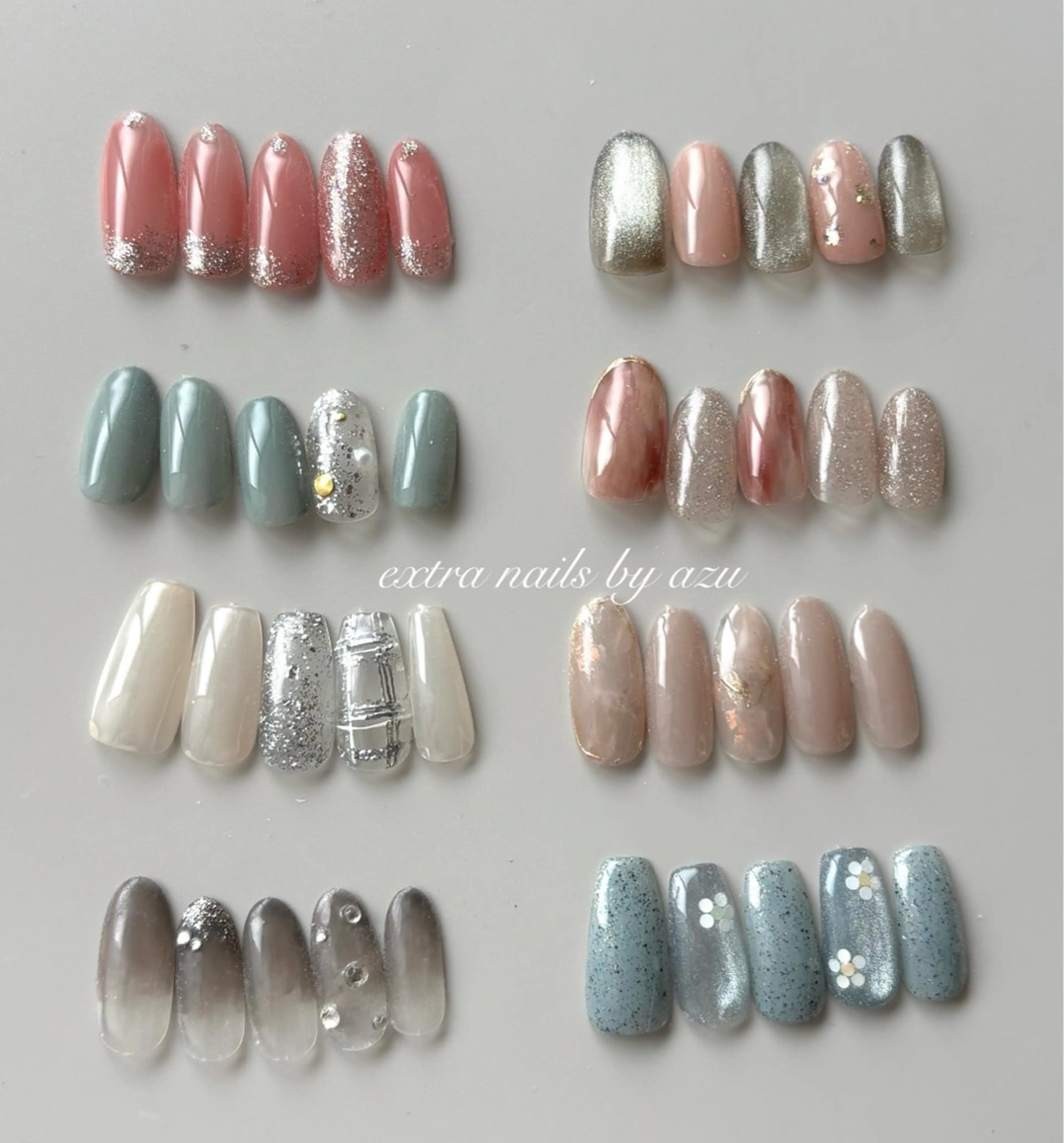 ネイル アートネイル オフィスネイル シンプルネイル ハンドネイル extranails ／lemellaのネイルデザイン