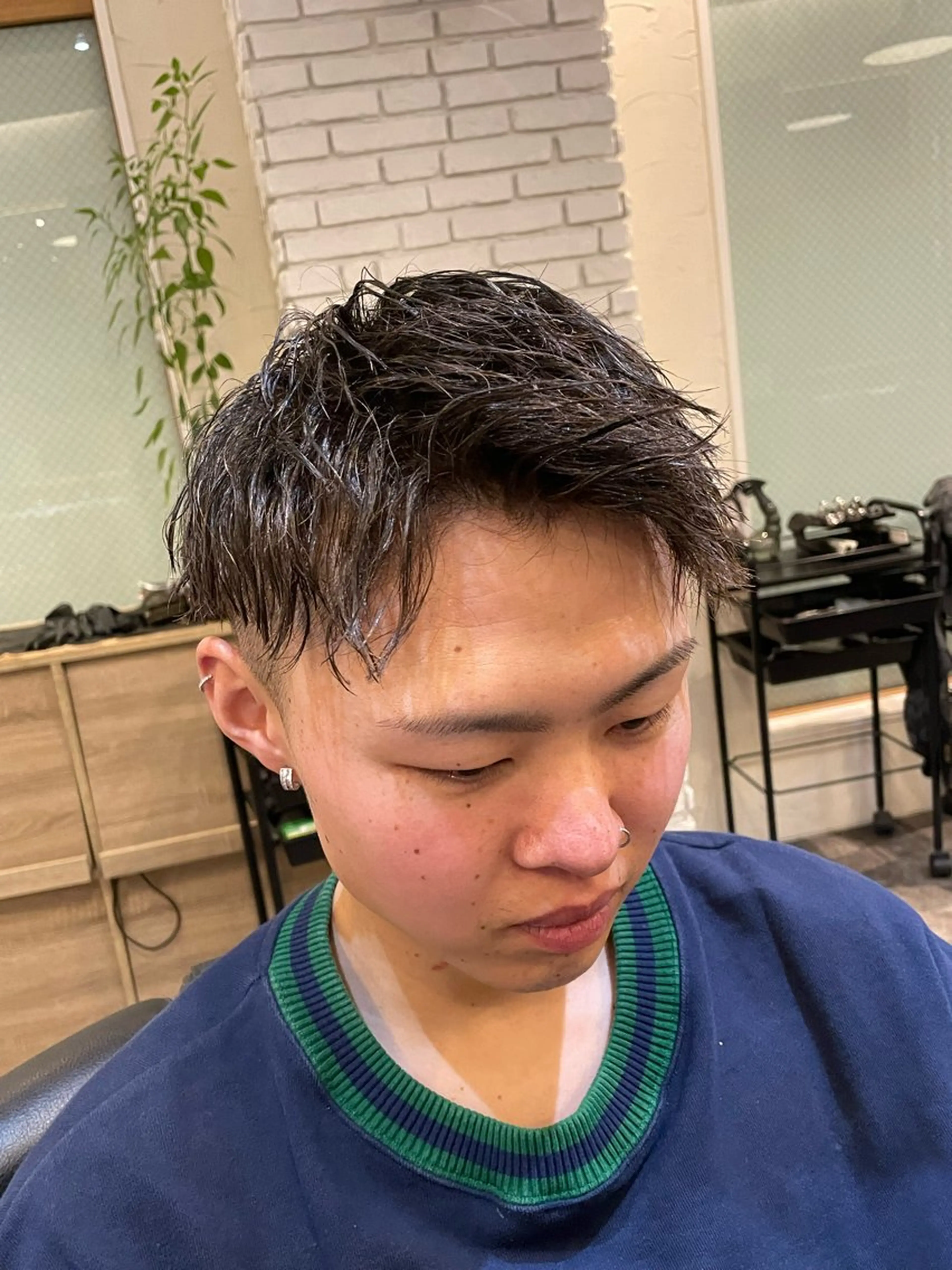 ショート メンズ smilehair国分寺店所属・💈barber 中根 龍星のヘアスタイル