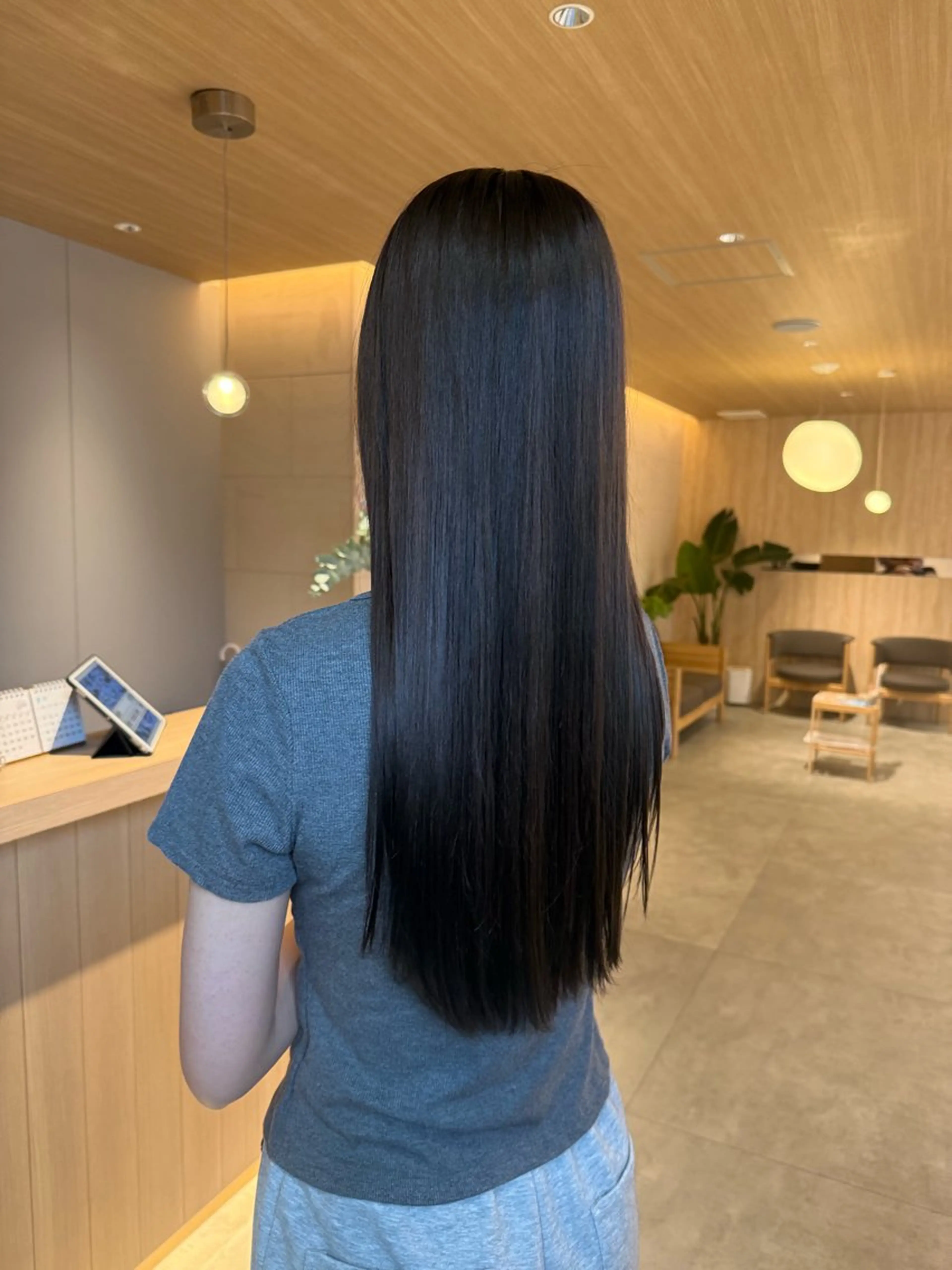 ロング 大島 希美のヘアスタイル