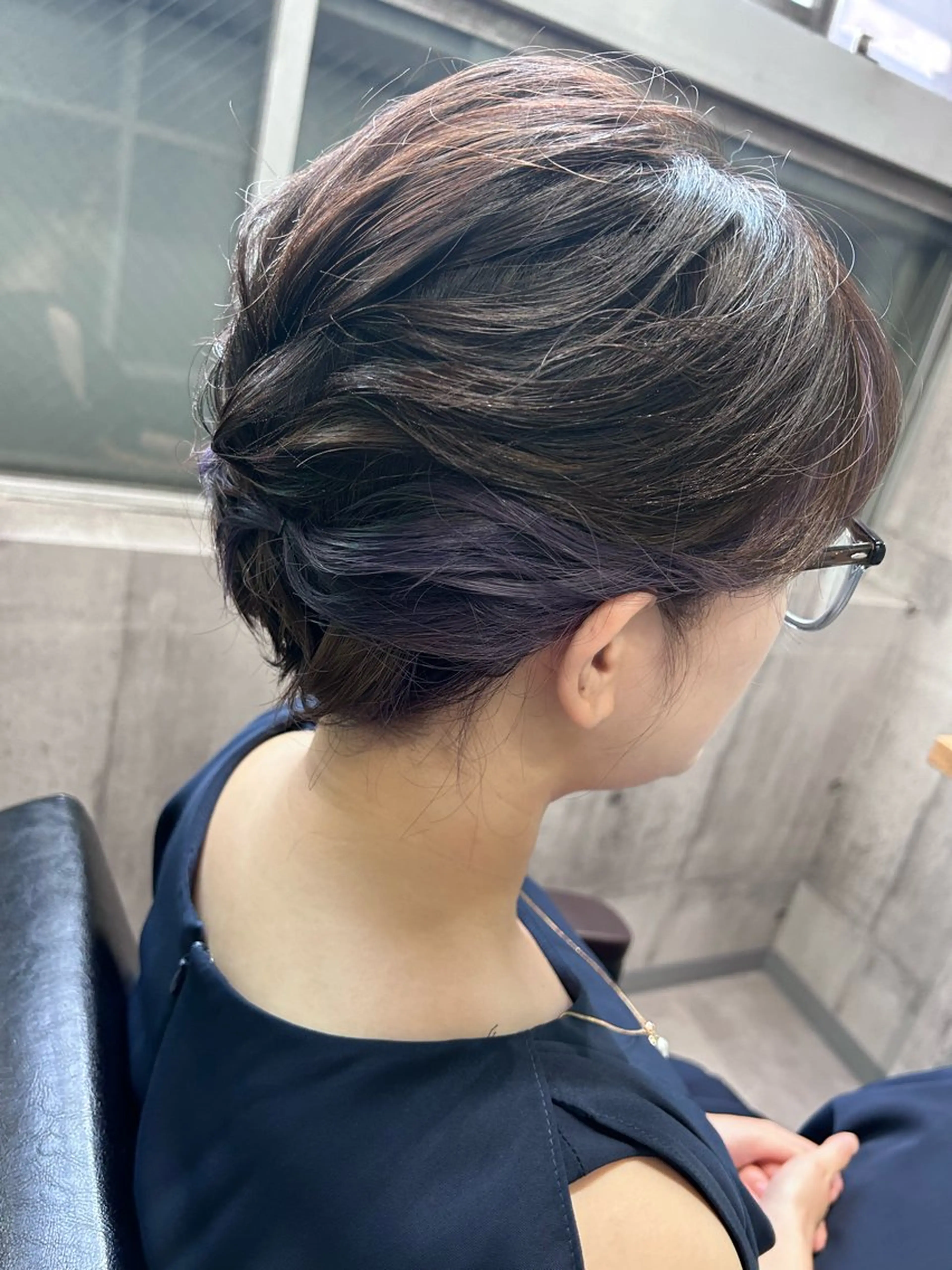 ショート カラー ヘアアレンジ インナーカラー ショートヘア newi赤羽 ✂️KEN✂️のヘアスタイル