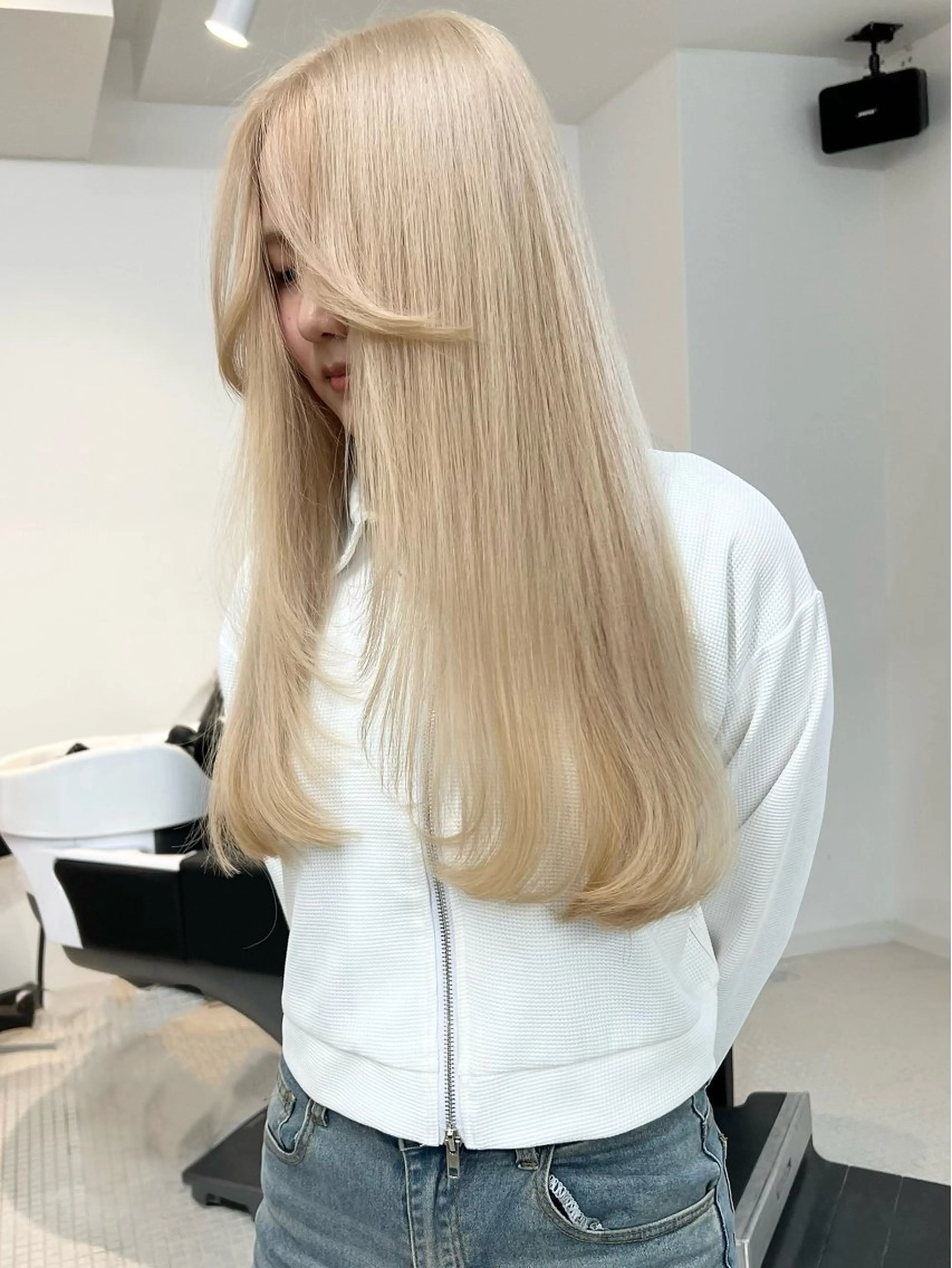 ロング レイヤーカット いざわりお /梅田/ブリーチのヘアスタイル