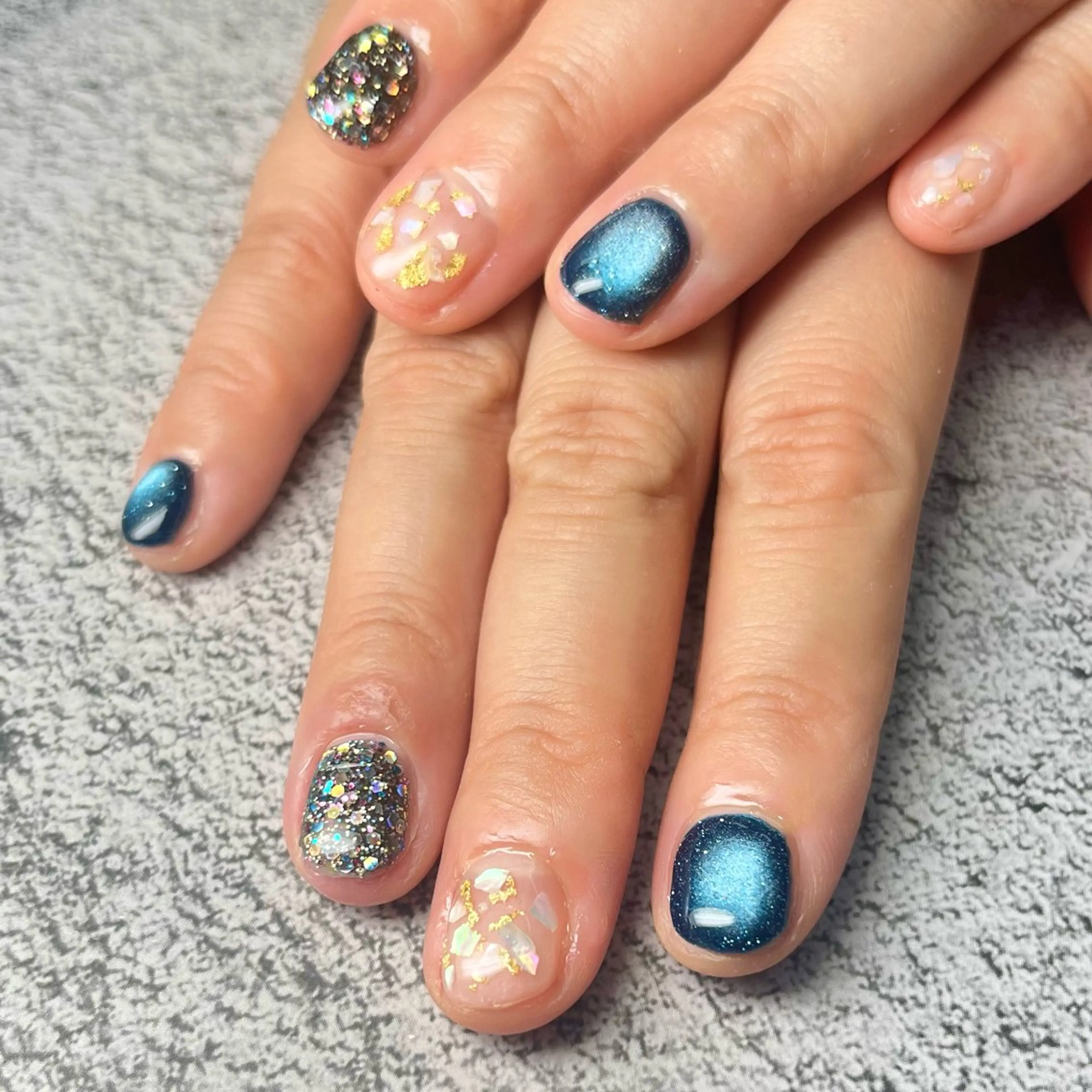 ネイル ハンドネイル Queen nail 北堀江 ASUKAのネイルデザイン