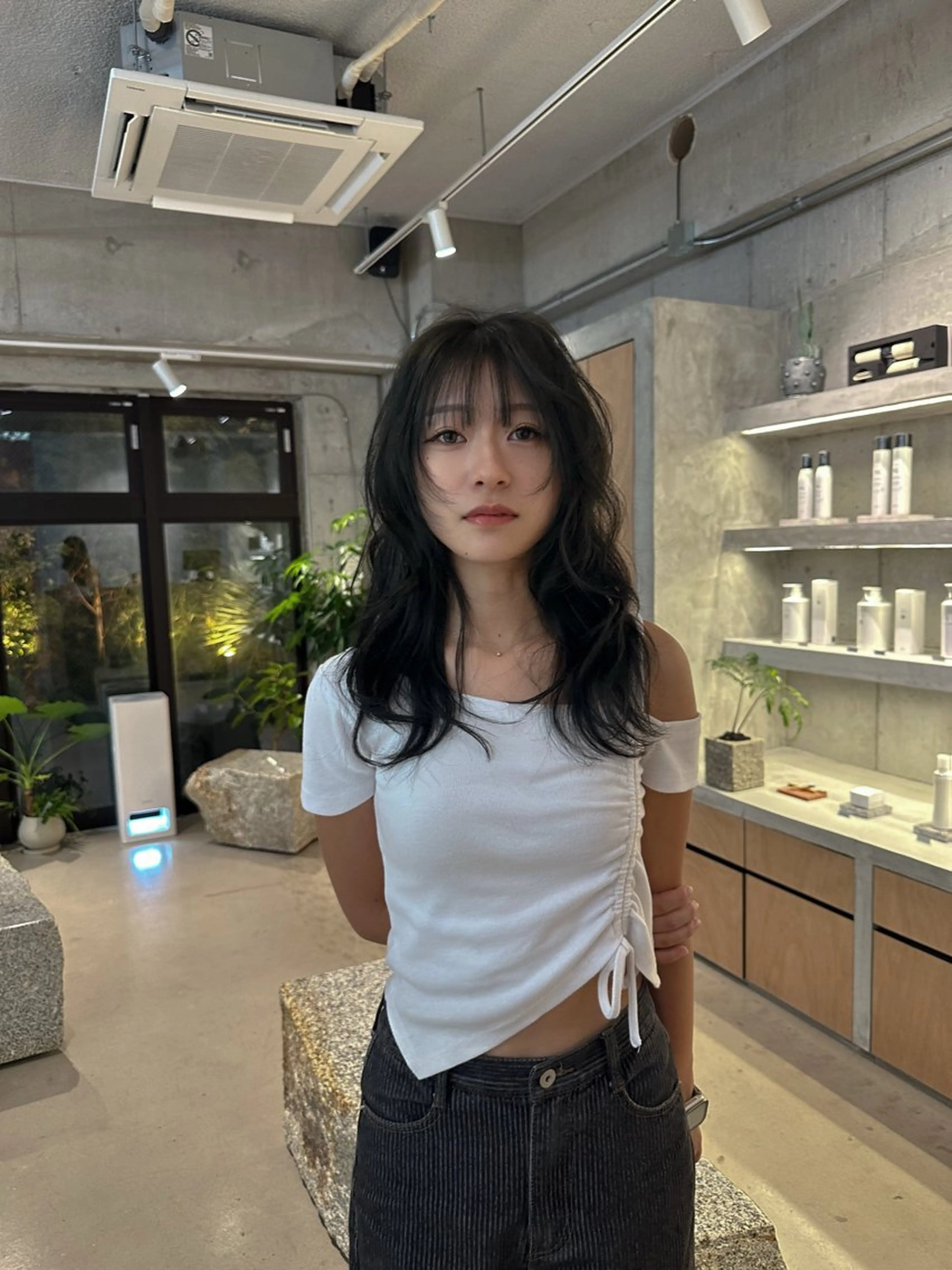 セミロング レイヤーカット 栄/レイヤーカット /オリーブ/傑🦥のヘアスタイル