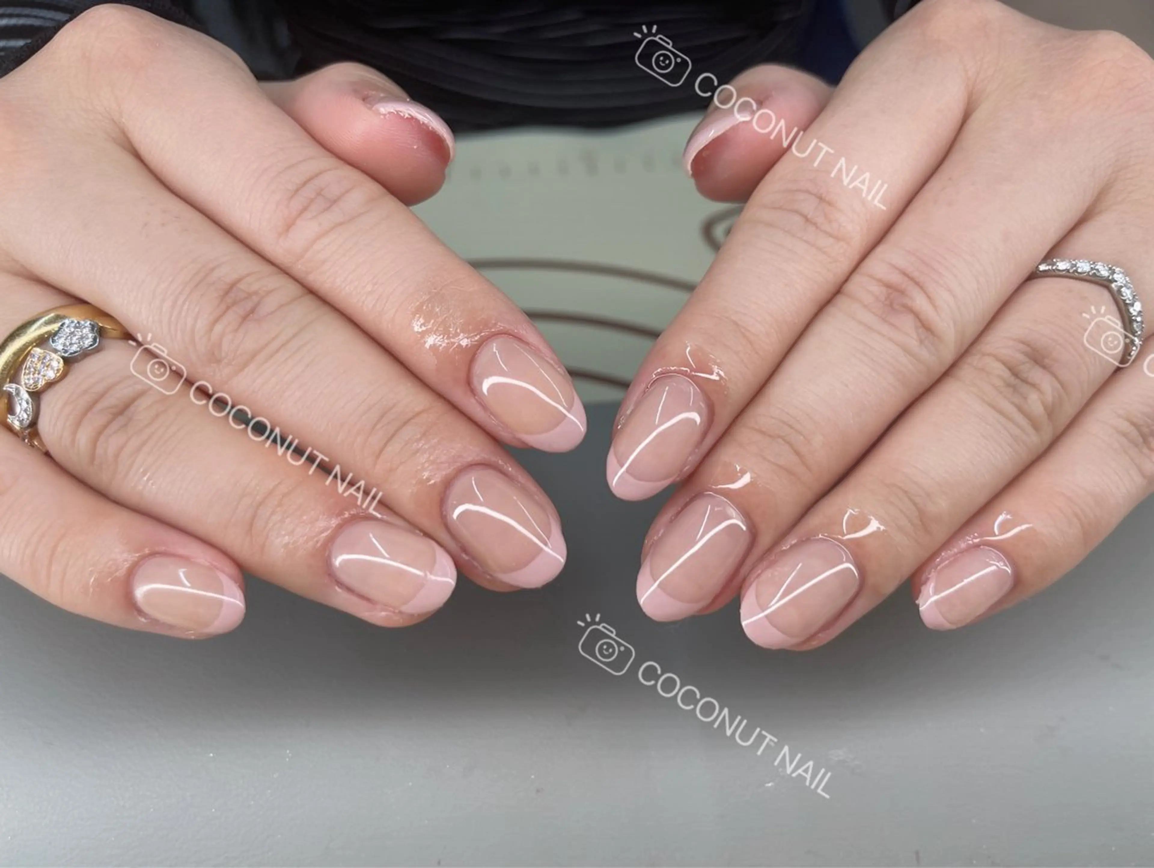 ネイル ハンドネイル 神田 ココナッツのネイルデザイン