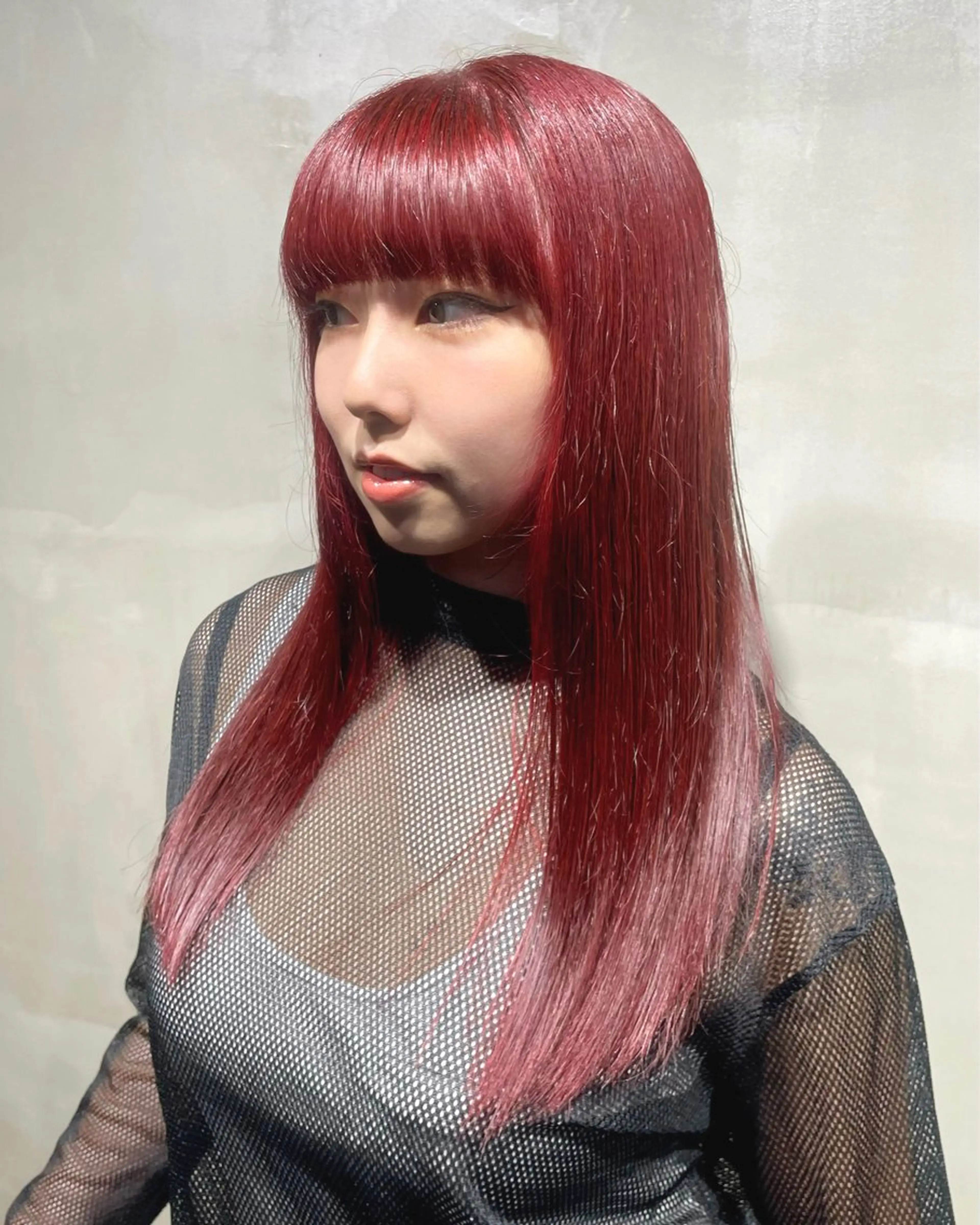 ロング カラー ロング カット ヘアカラー トリートメント カノン/アニオタ🧡 暖色/酸性ストレートのヘアスタイル