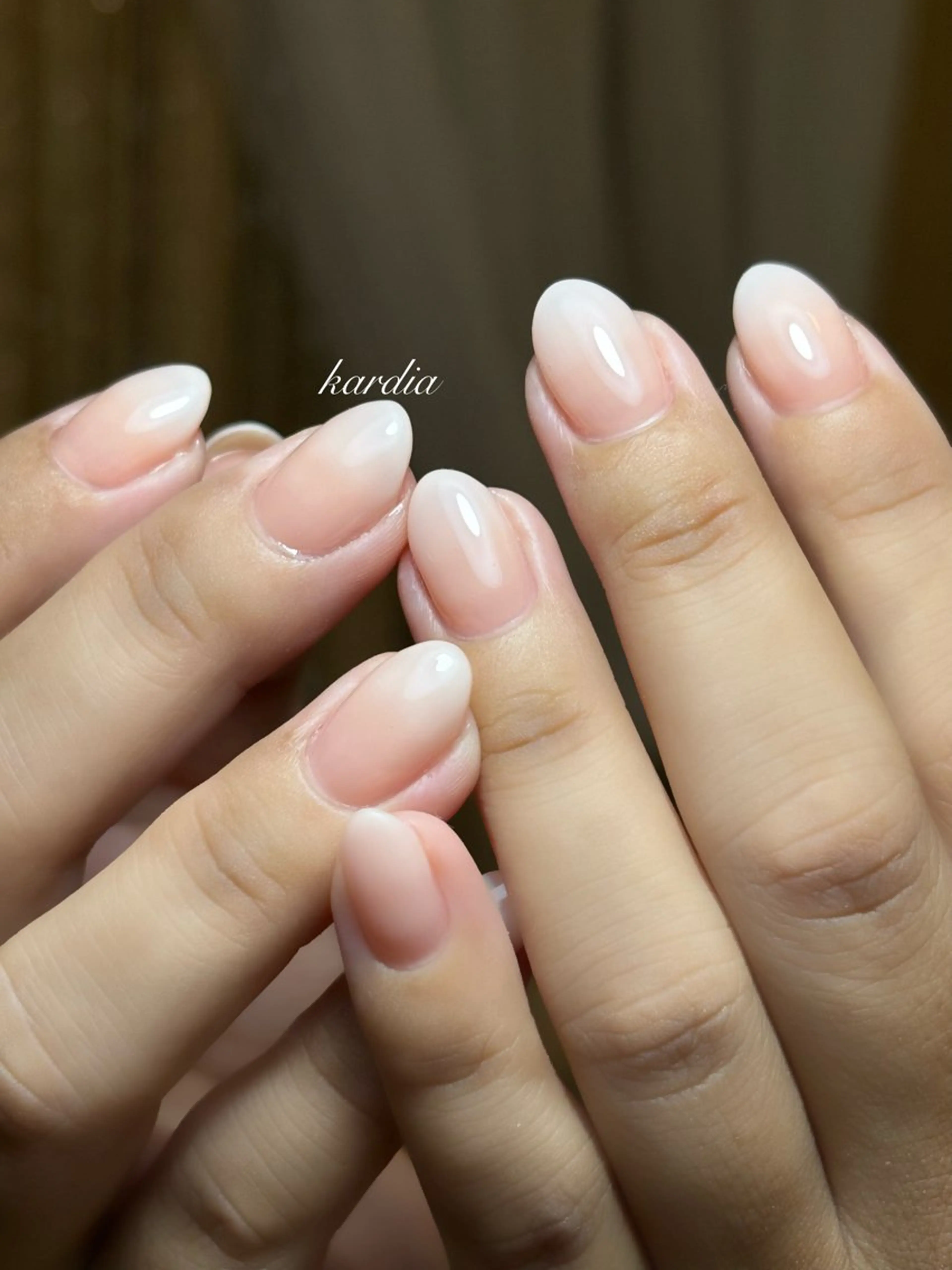 ネイル ハンドネイル καρδιά -ｶﾙﾃﾞｨｱ-のネイルデザイン