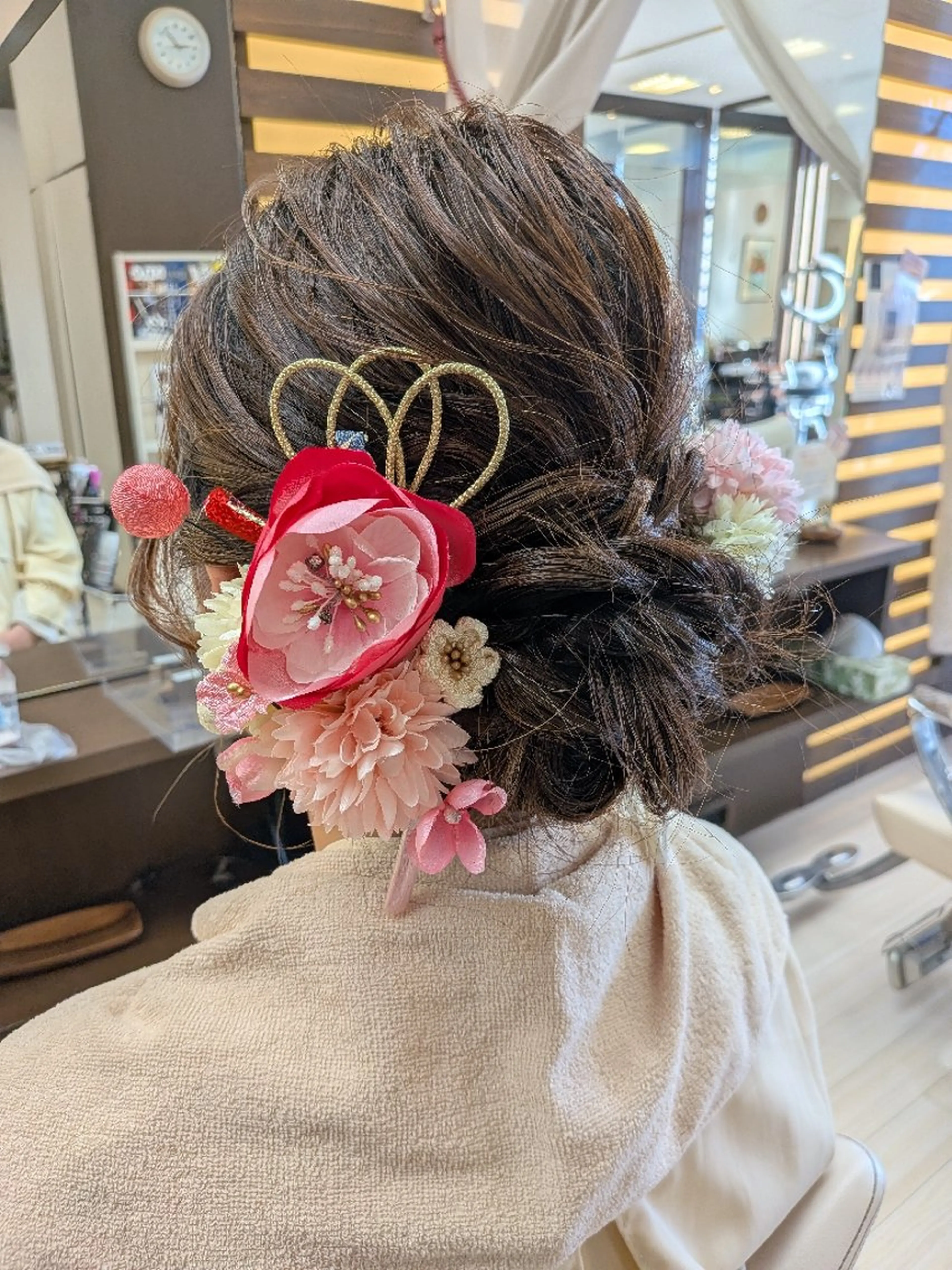 成人式のセットモデルの写真