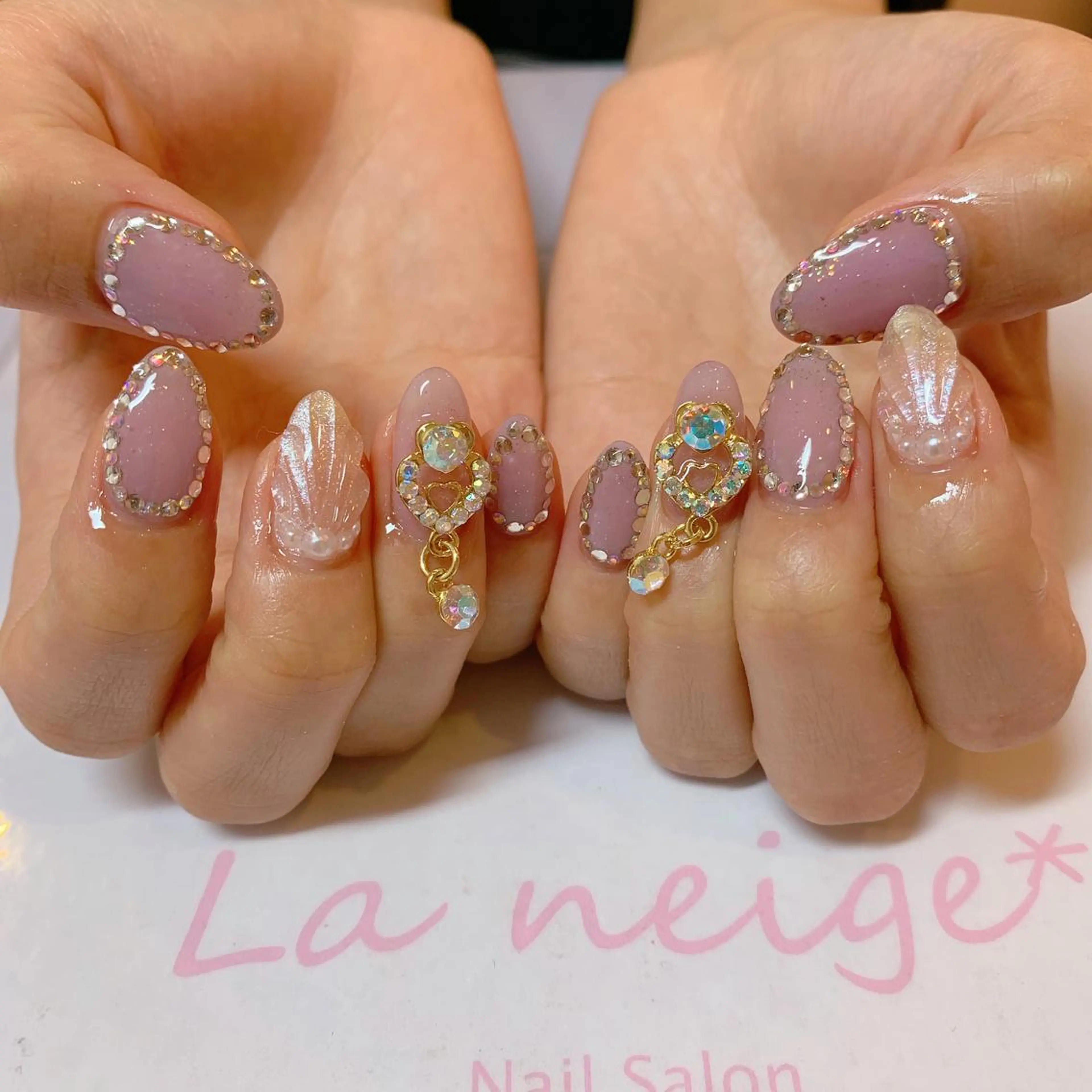 ネイル La neige* yuki 🥯🍑のネイルデザイン