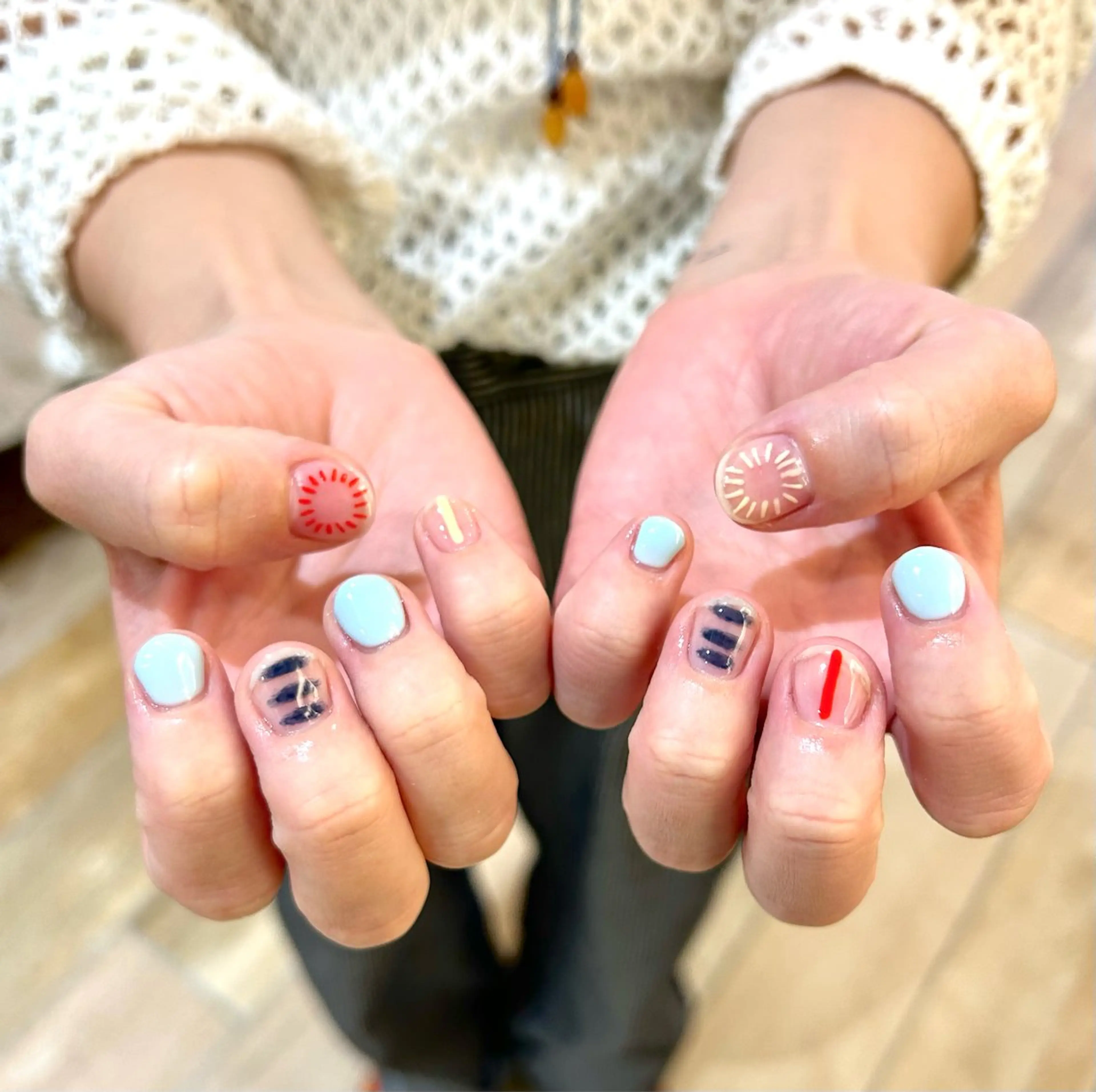 ネイル ハンドネイル 福田 麻耶のネイルデザイン