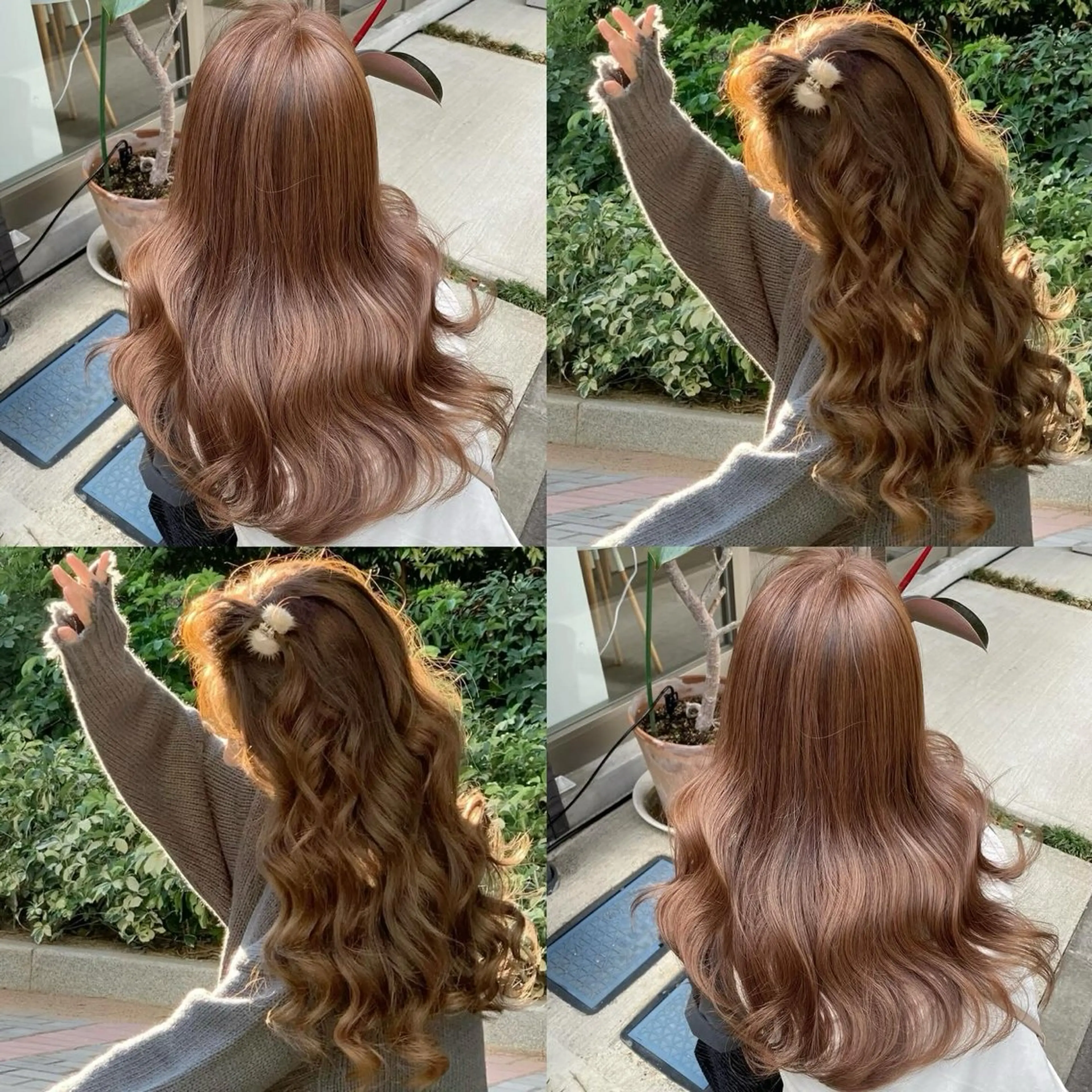 ロング カラー カット ヘアカラー トリートメント ブリーチなしカラー kana🐱のヘアスタイル