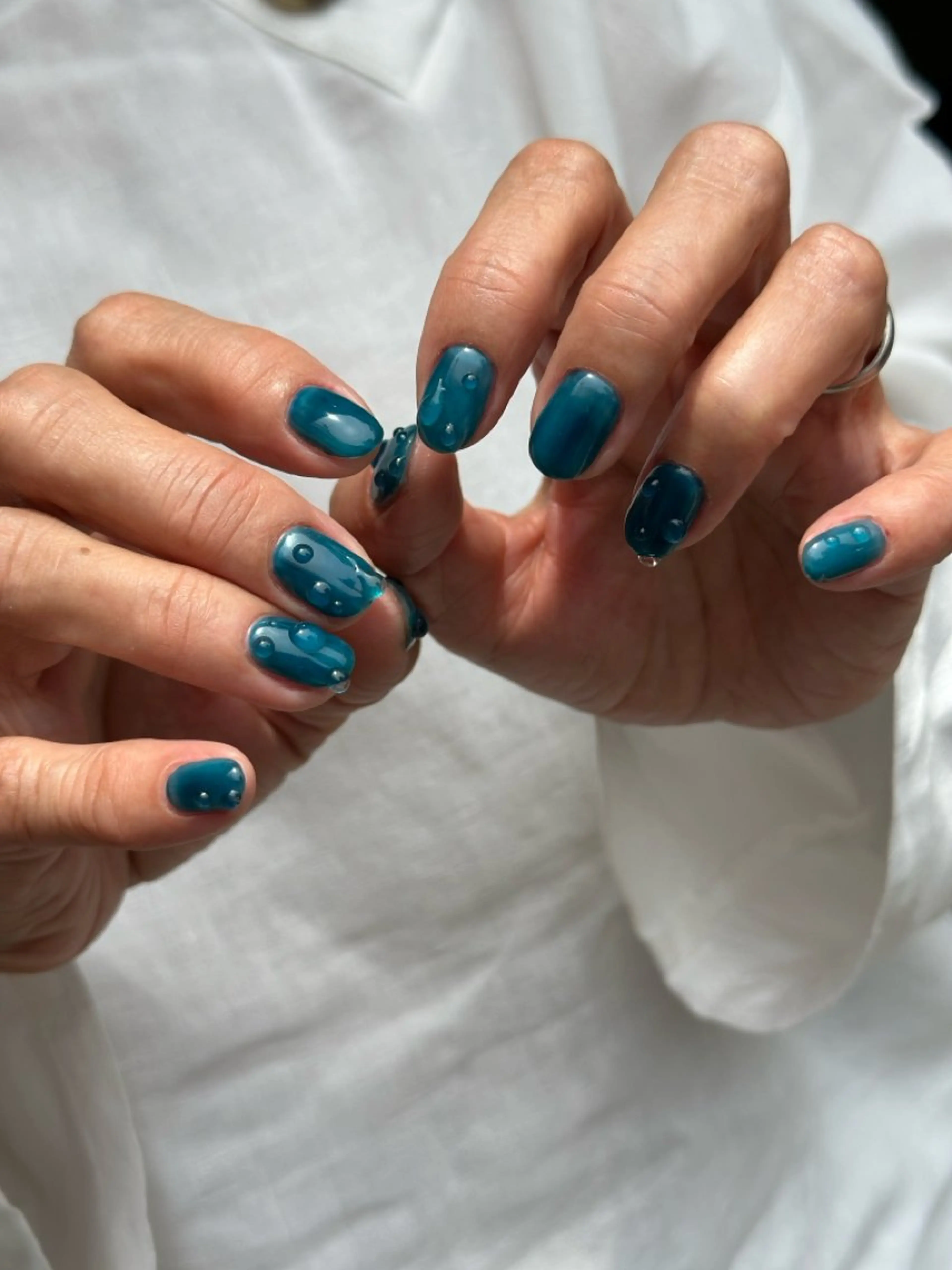 ネイル 氷ネイル・うるうるネイル nail salon  ∞ mikanal ∞所属・nailsalon ∞ ﾐｶﾅﾙ ∞のネイルデザイン