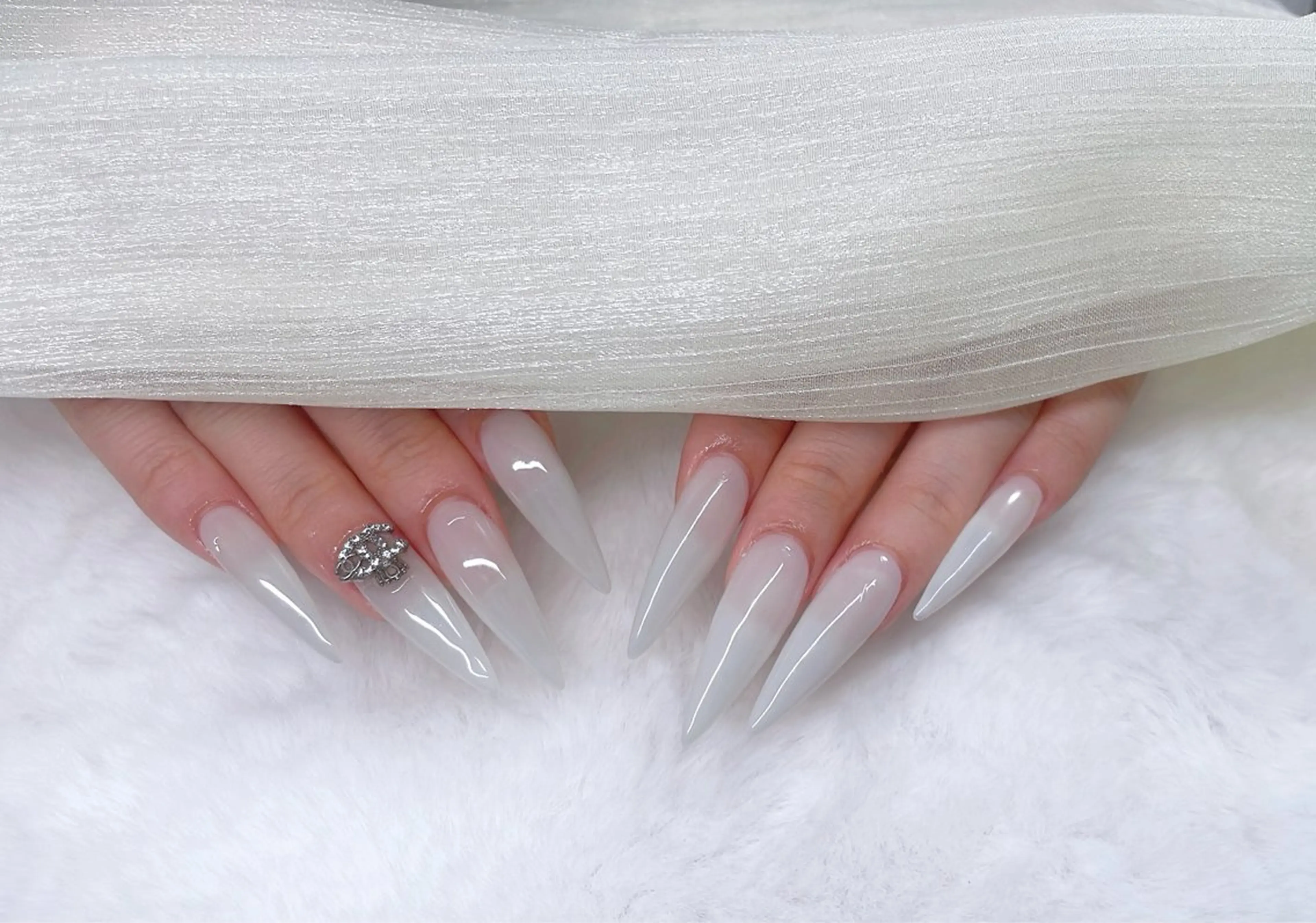 ネイル アニマル柄 チークネイル フラッシュネイル フットネイル フレンチネイル ハンドネイル 長さだし/持込/ ins風ネイル/Umのネイルデザイン