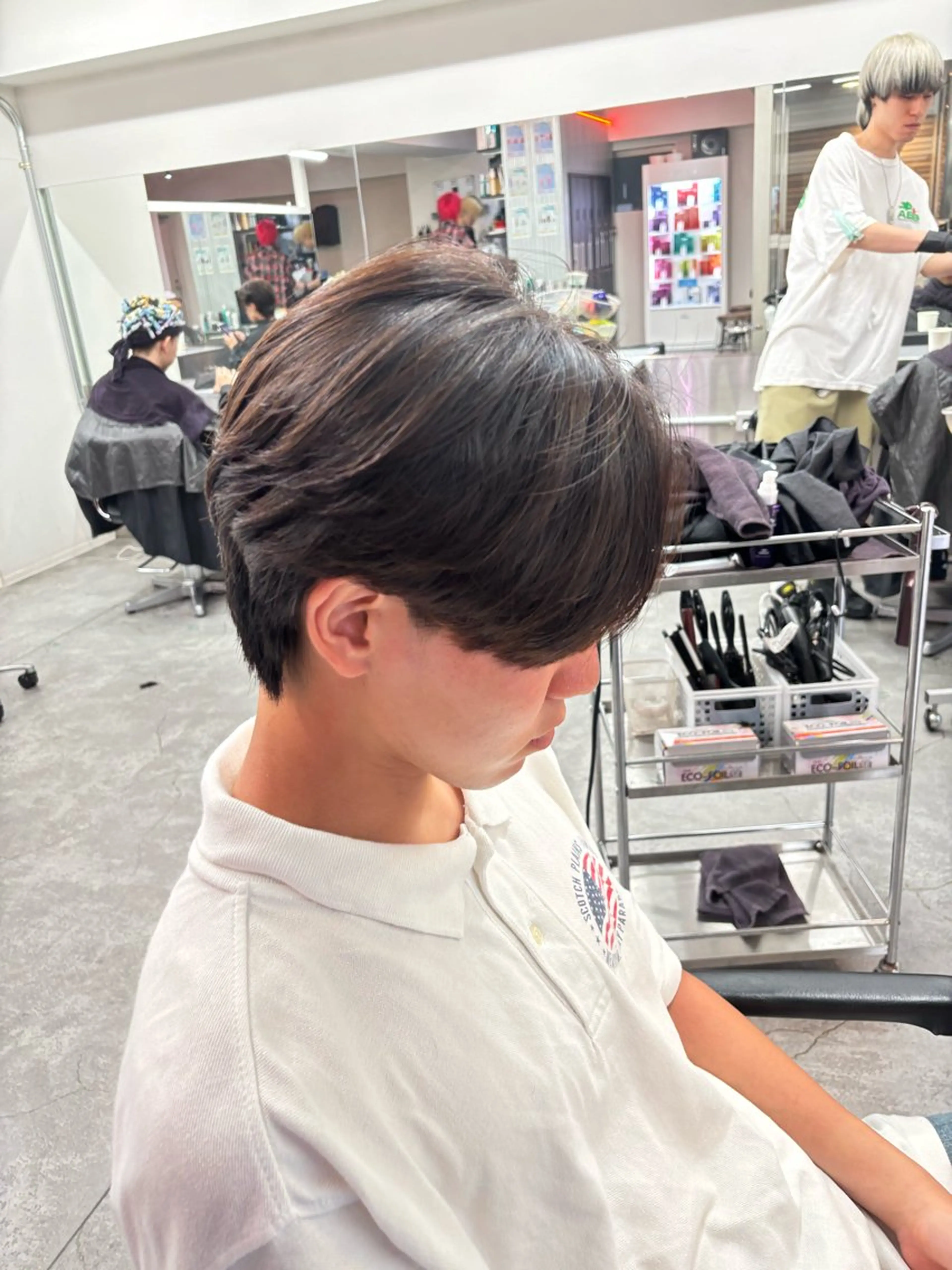 メンズ メンズ特化✨️ 韓国風パーマ🔥一八のヘアスタイル