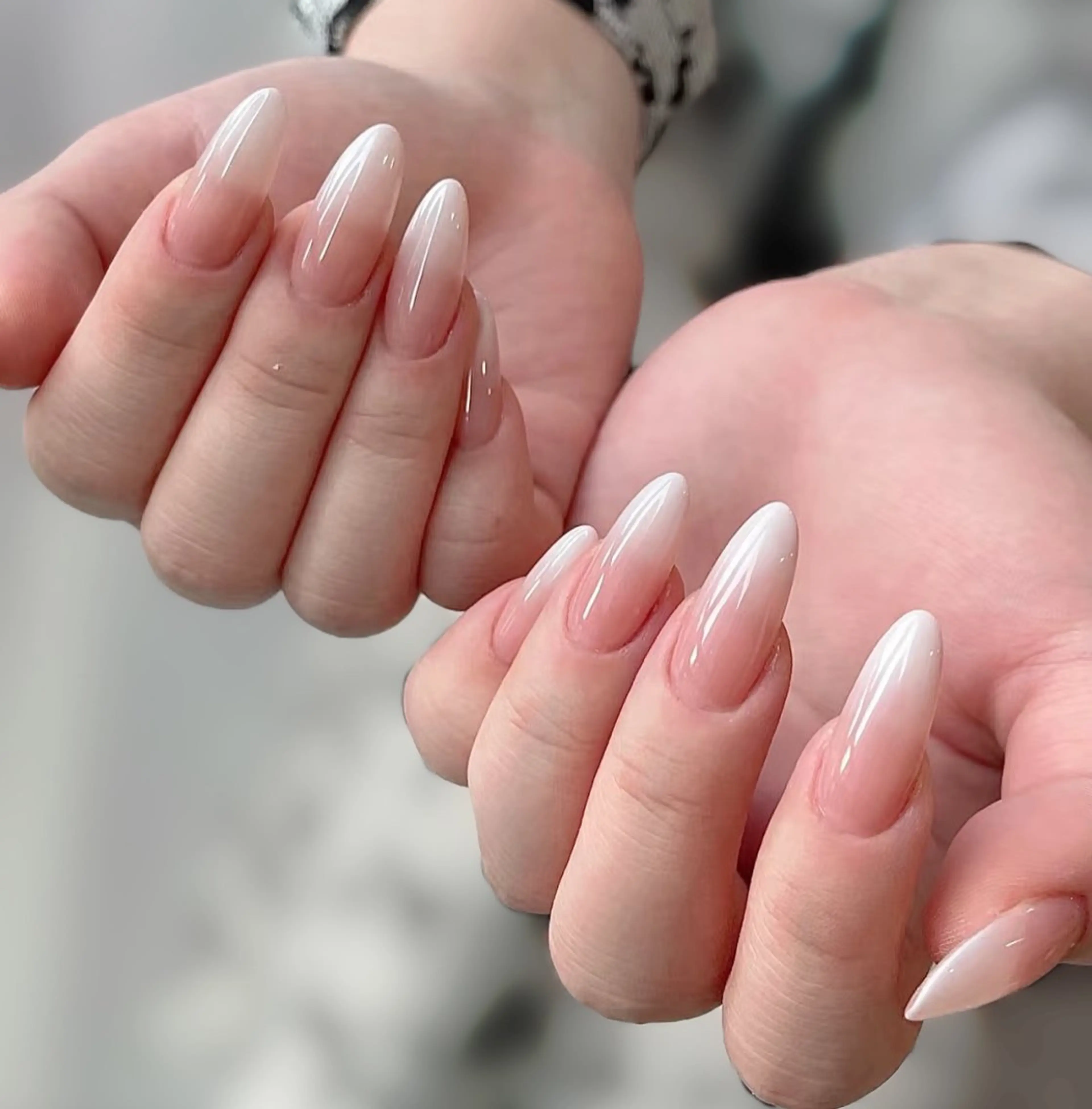 ネイル アートネイル チークネイル 長さ出し フレンチネイル ジェルネイル YK Beauty Salonのマツエク・マツパデザイン