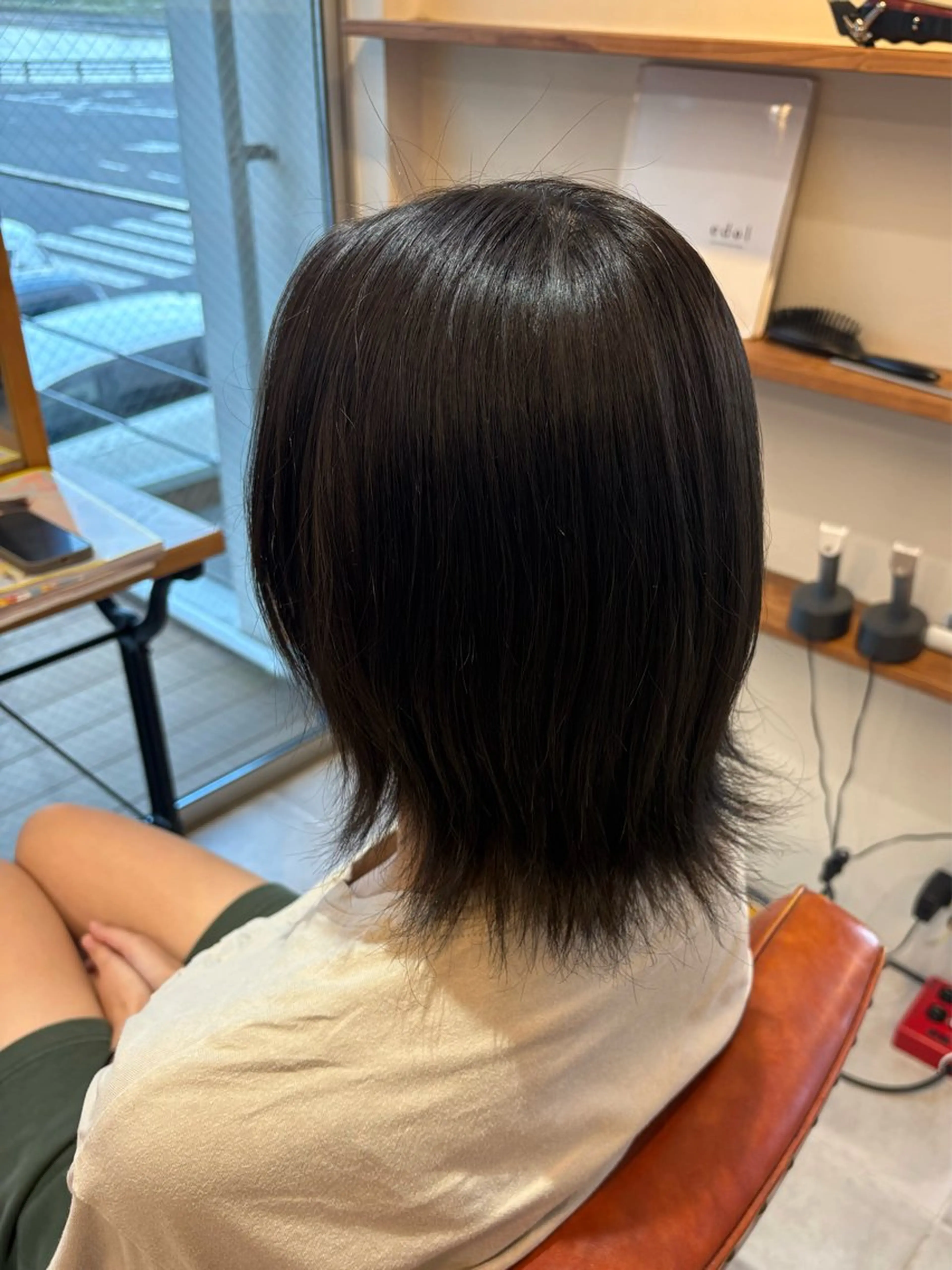 カラー グレージュ 竹広綾乃/ 艶カラーのヘアスタイル