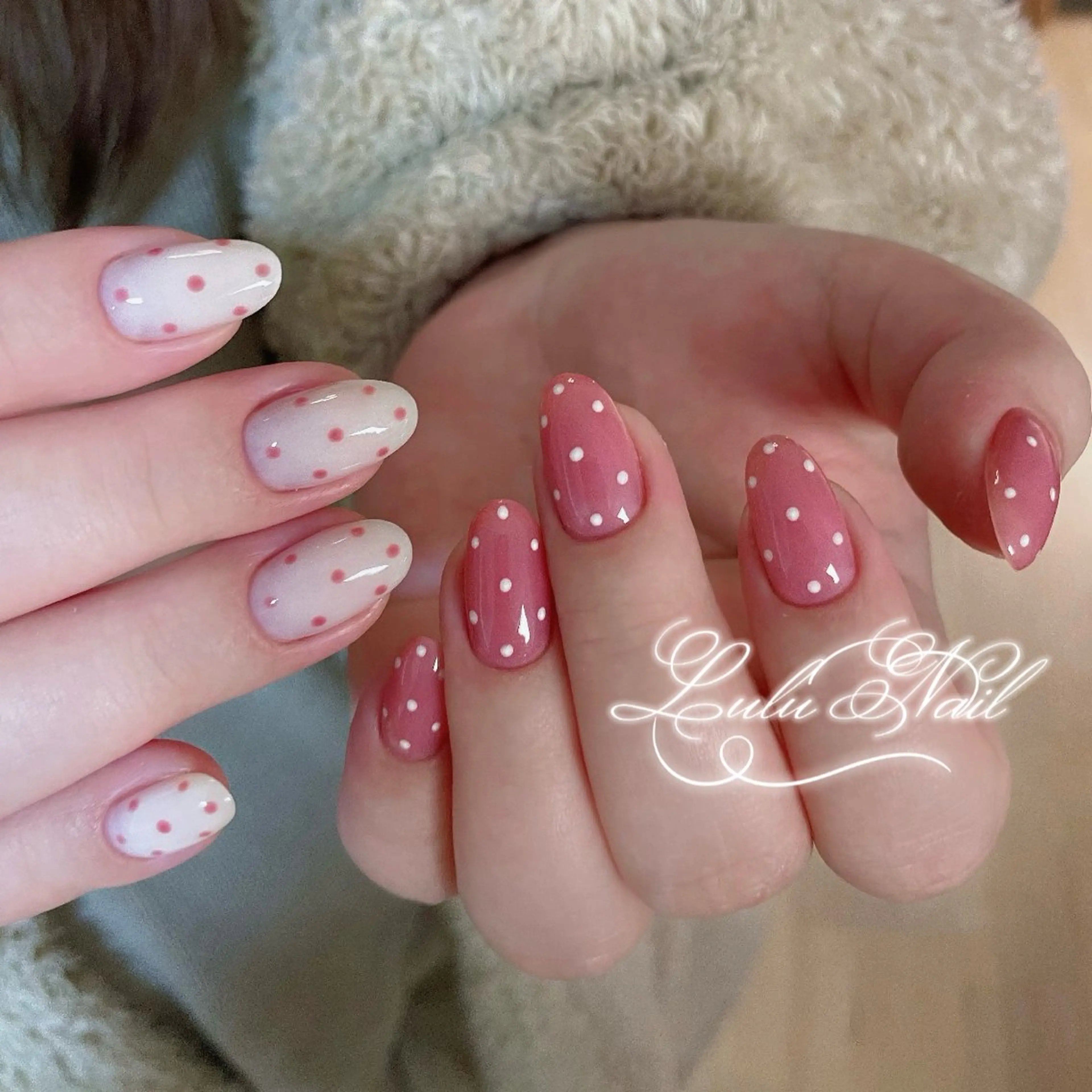 持ち込みデザイン90分🤍パーツ2個付き🤍の写真