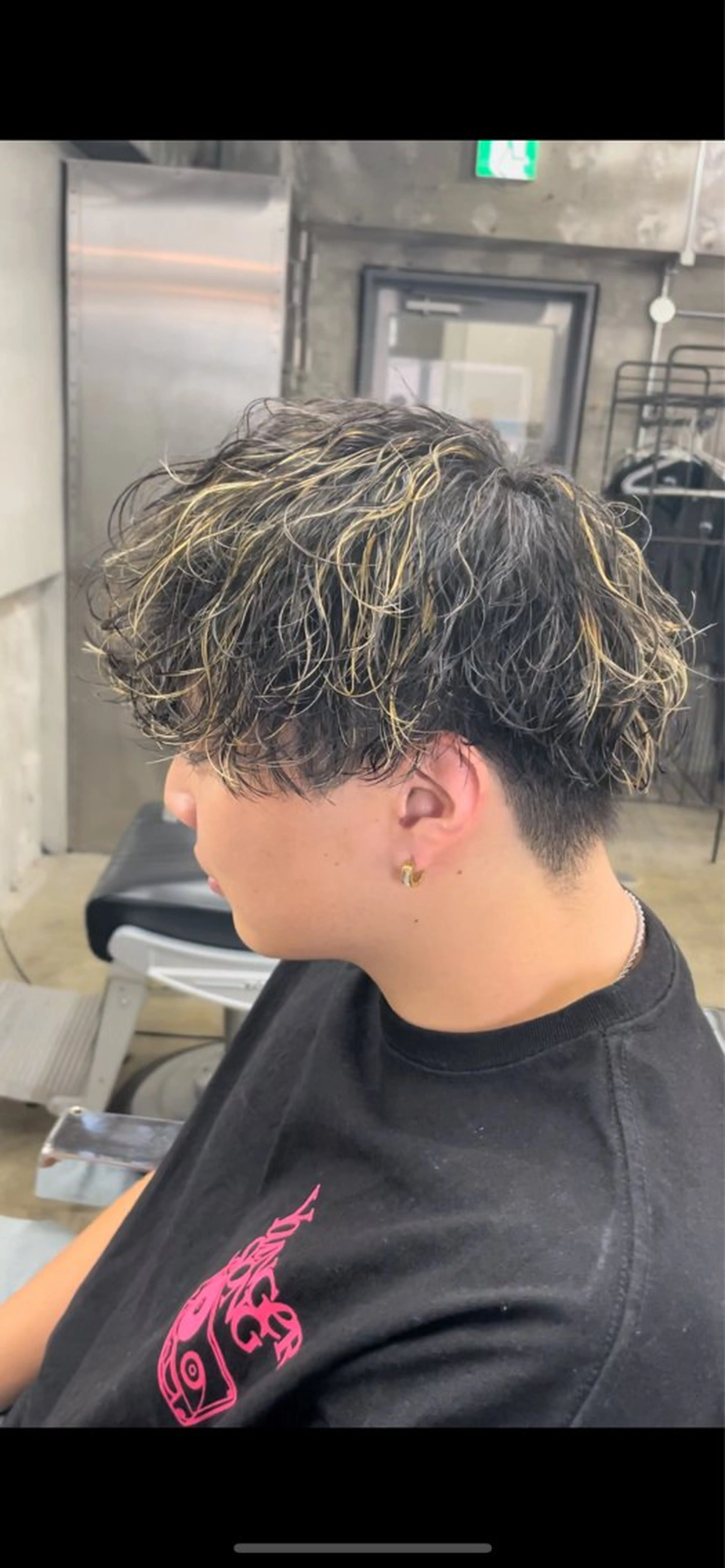 ショート パーマ メンズ カット パーマ トリートメント 亀井隆汰/メンズ専門 パーマ特化美容師のヘアスタイル