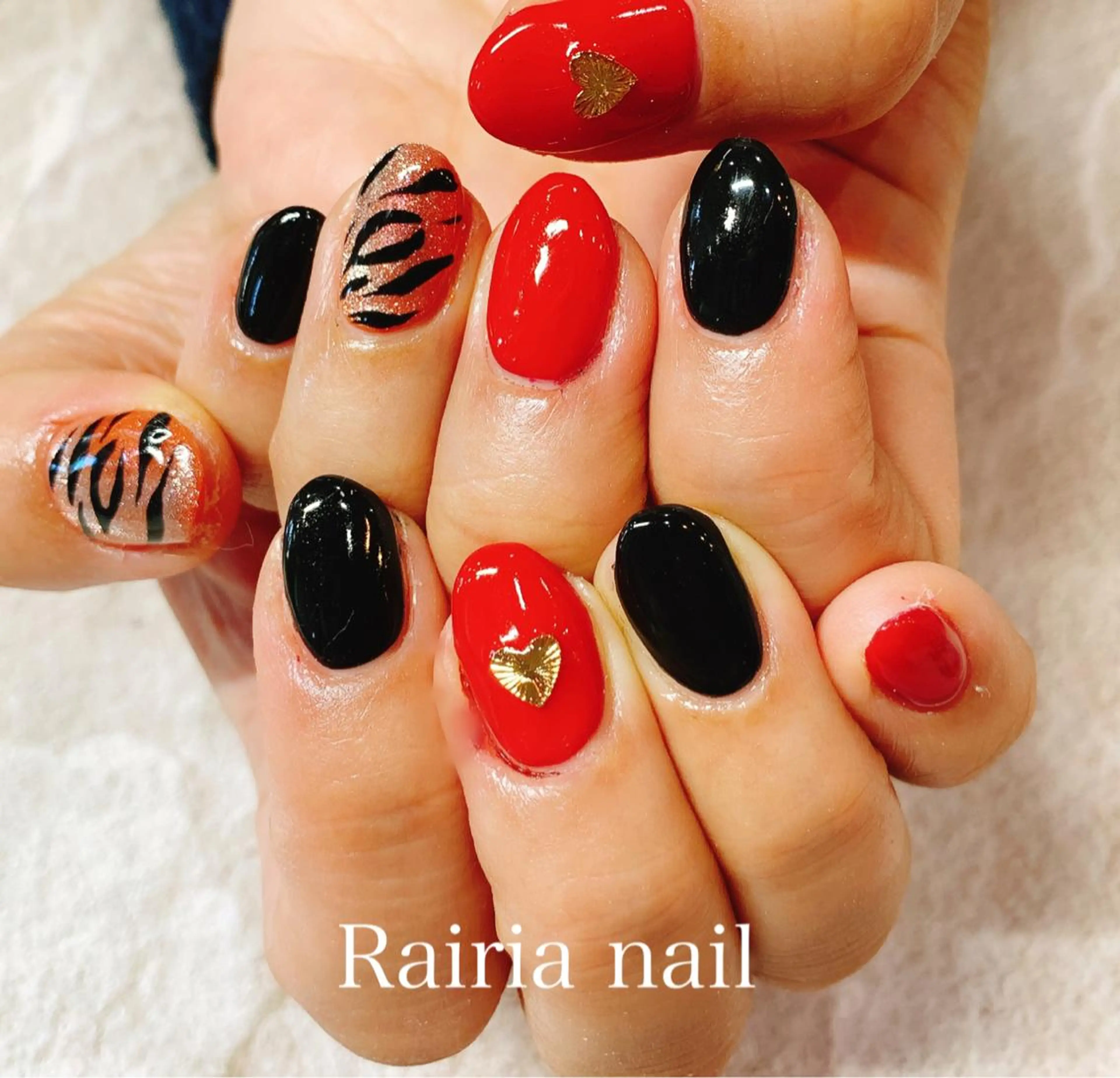 ネイル アートネイル ジェルネイル パラジェル 冬ネイル Rairia nail本八幡店のネイルデザイン