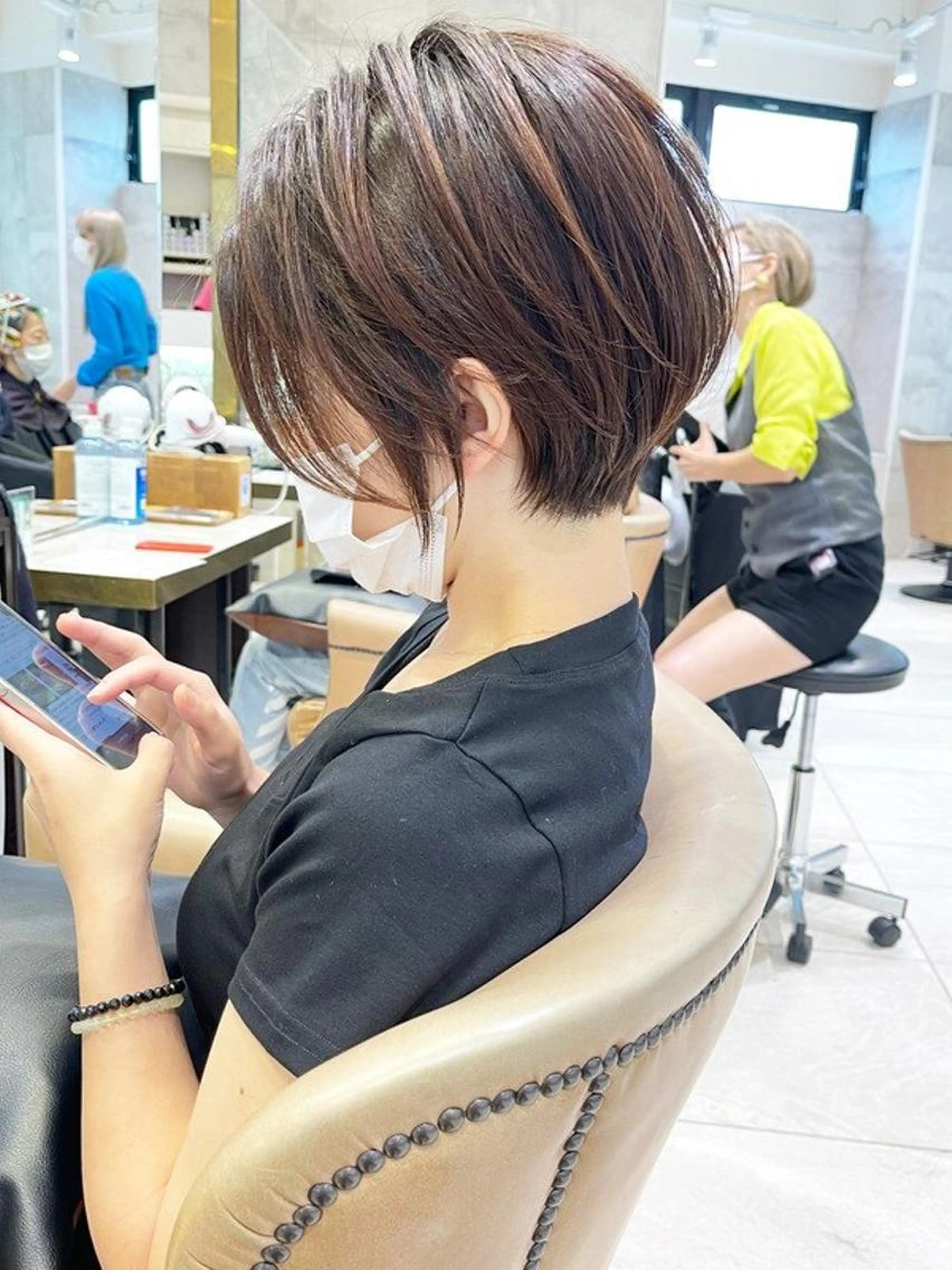 似合わせカット+最新酸性縮毛矯正の写真