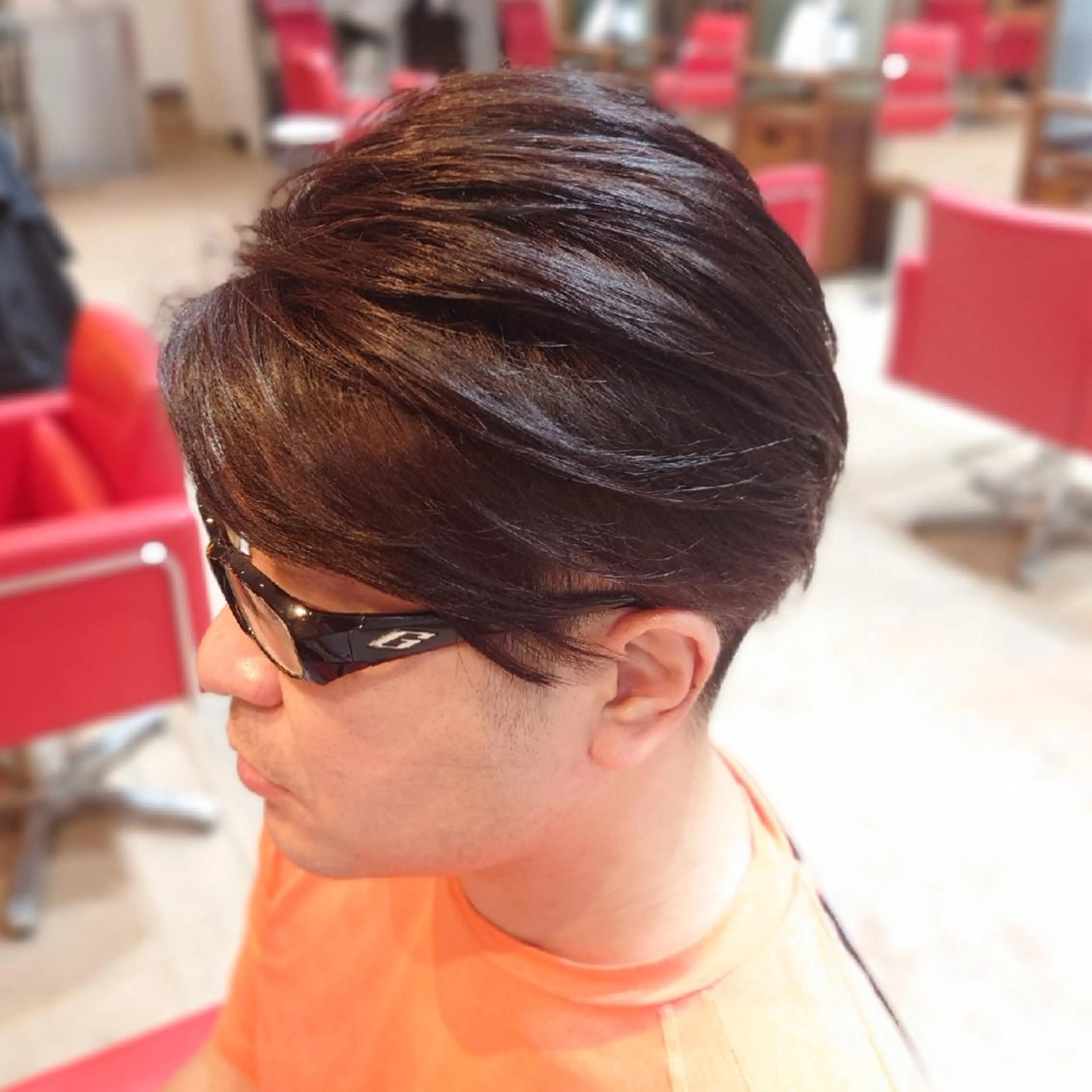 ミディアム カット from…所属・BARBER/ 髪質改善/南慎也のヘアスタイル