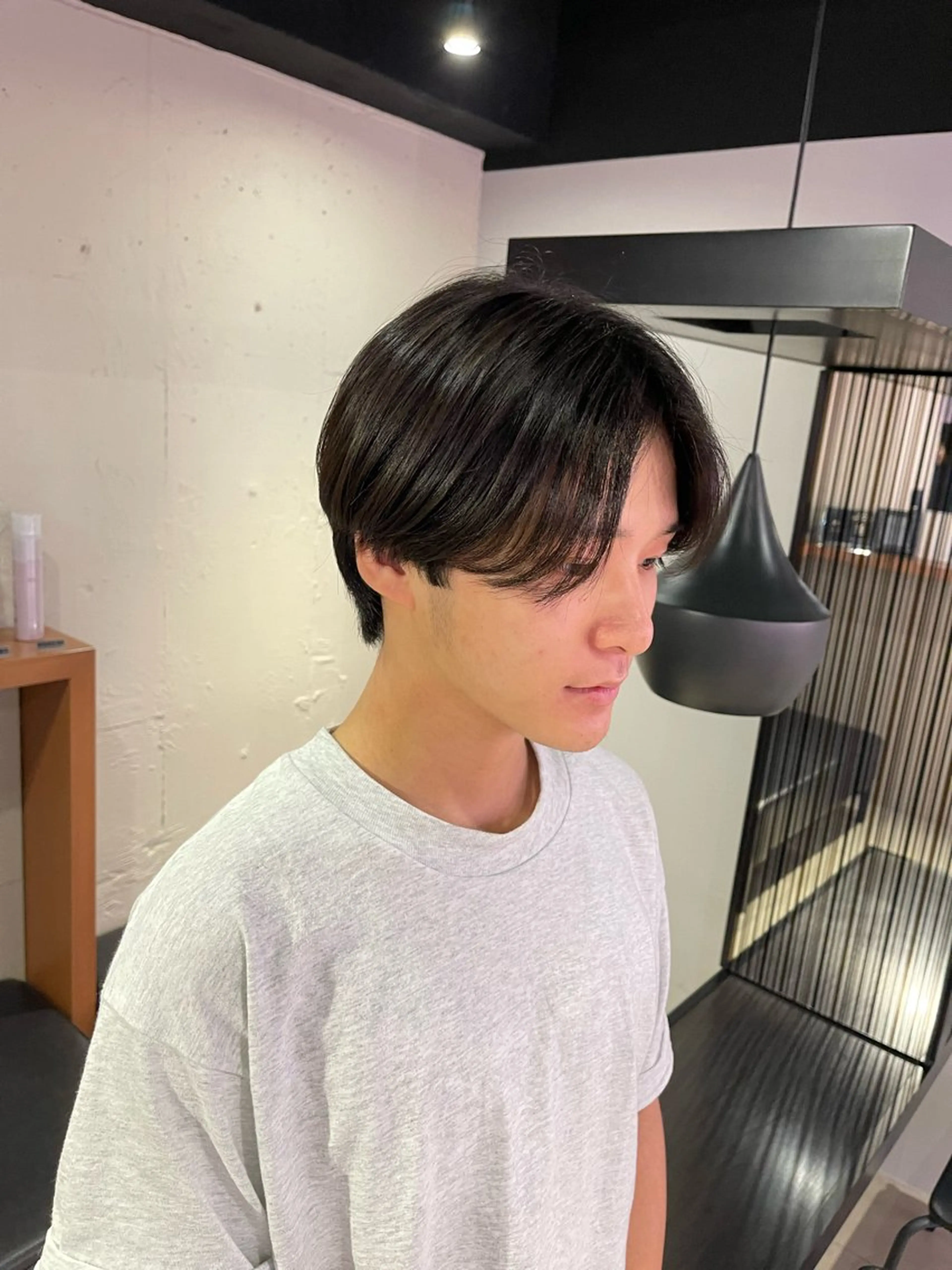 メンズ SALOWIN渋谷caldo店所属・SERINA/ウルフ 、デザインカラーのヘアスタイル