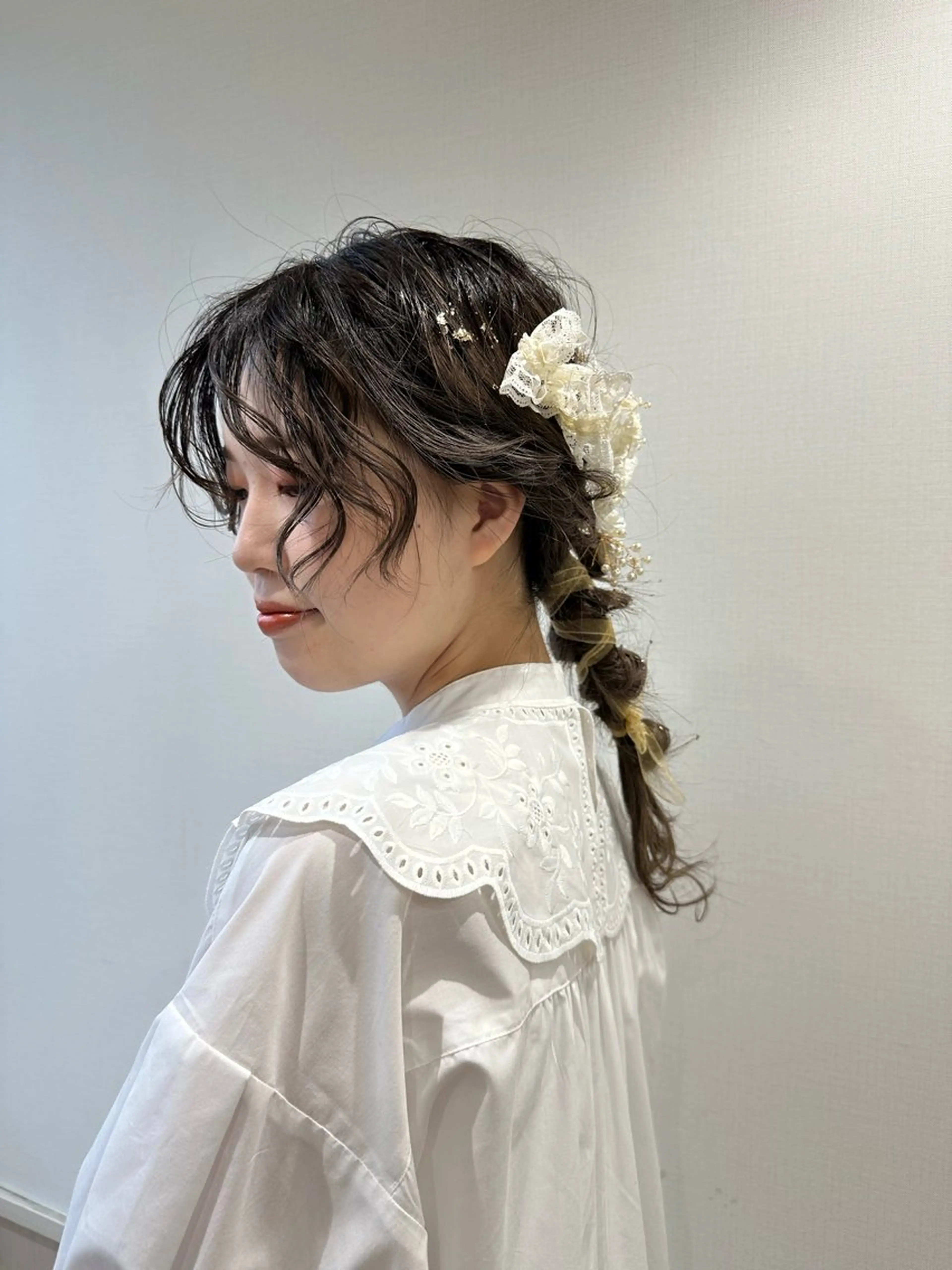 ロング ヘアアレンジ 結婚式・ブライダル 浴衣 ヘアセット 艶髪/ロングモデル 募集🫧terukaのヘアスタイル