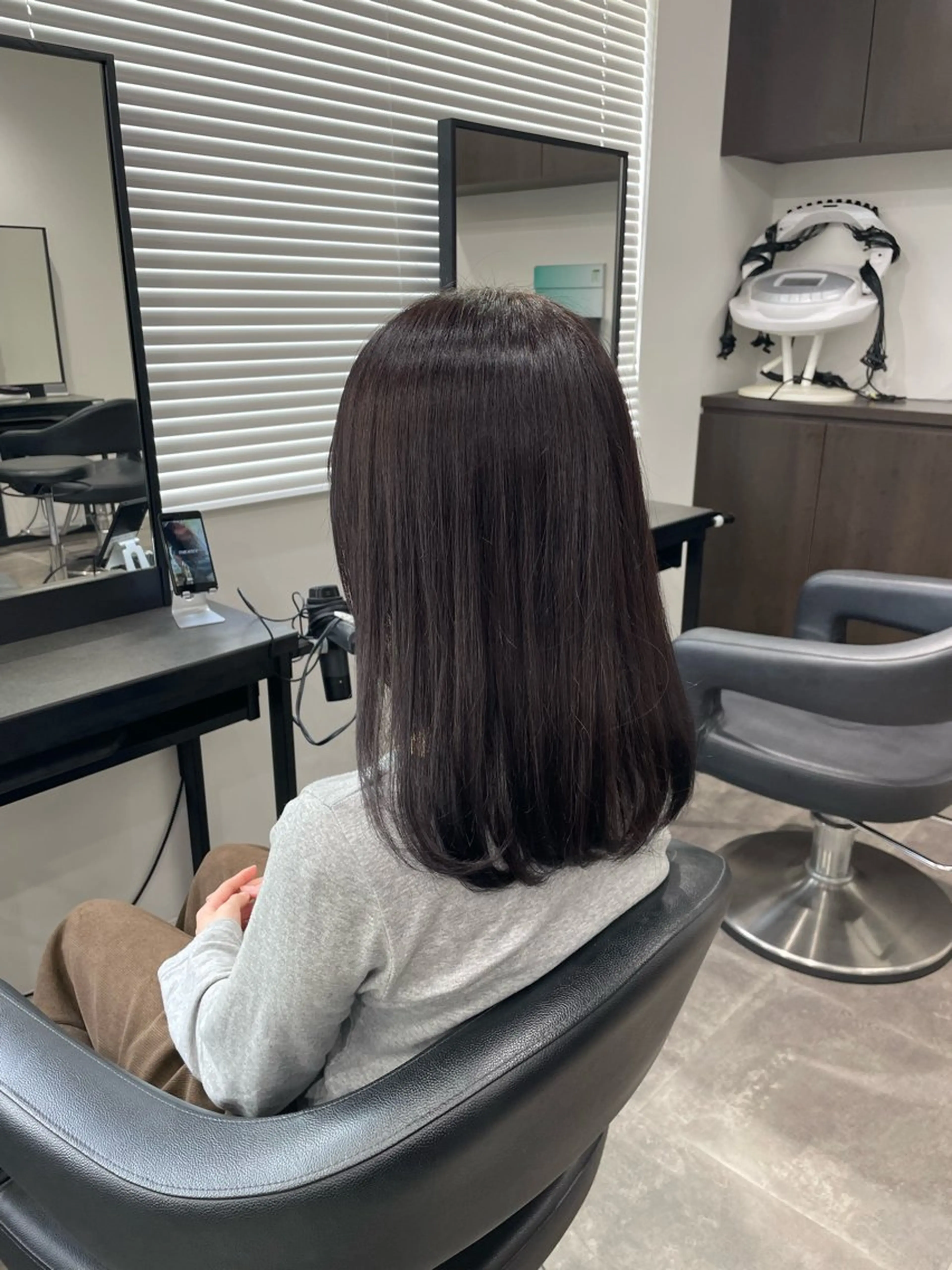 ミディアム カラー ブリーチ ダブルカラー ブリーチなしカラー 髪質改善 トリートメント 🤍透明感推しカラー 🤍yui‪💞✨のヘアスタイル