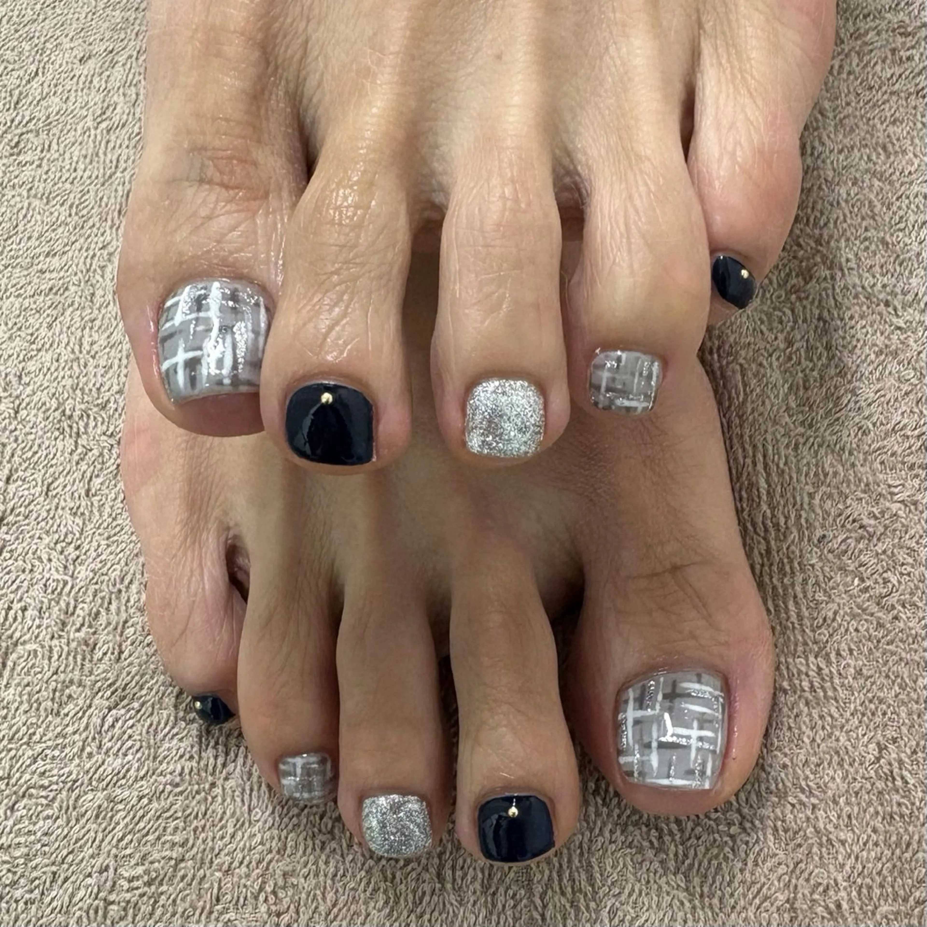 💜フット定額ネイル（オフ無し）の写真