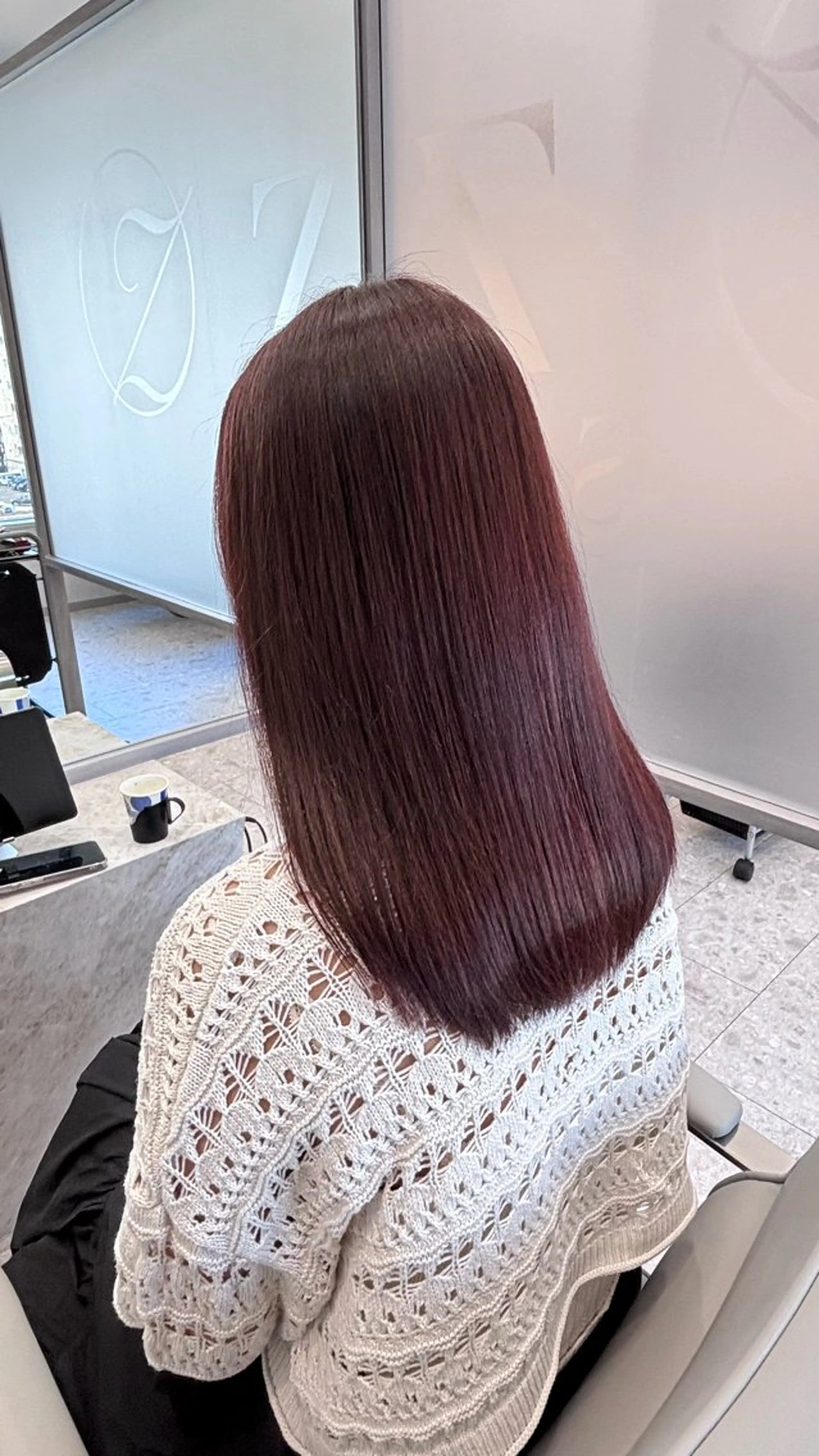 ミディアム カラー ブリーチ ブリーチなしカラー カット ヘアカラー トリートメント 🫧髪質改善🫧 神田紗来のヘアスタイル