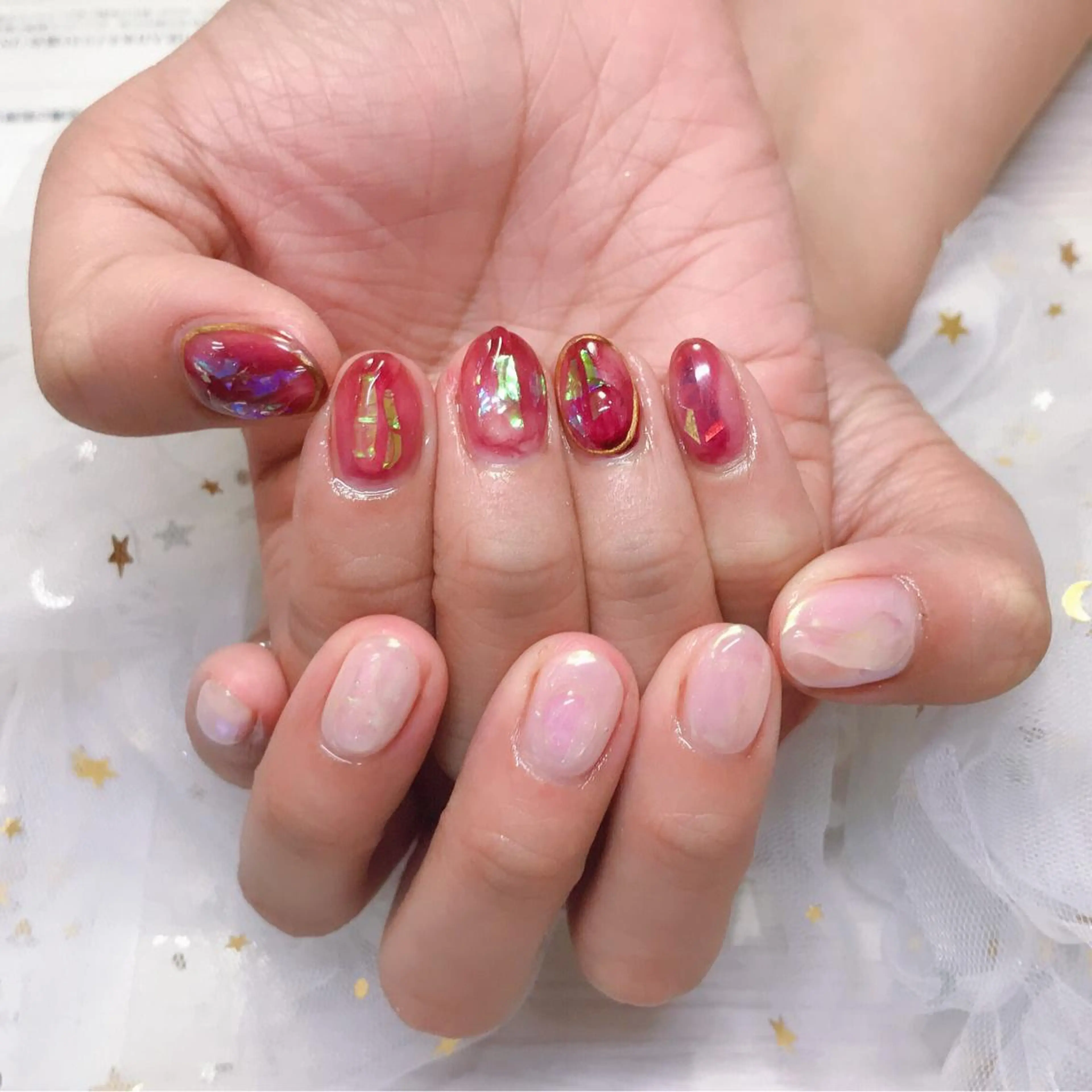カラー ネイル Q Free nailsのネイルデザイン