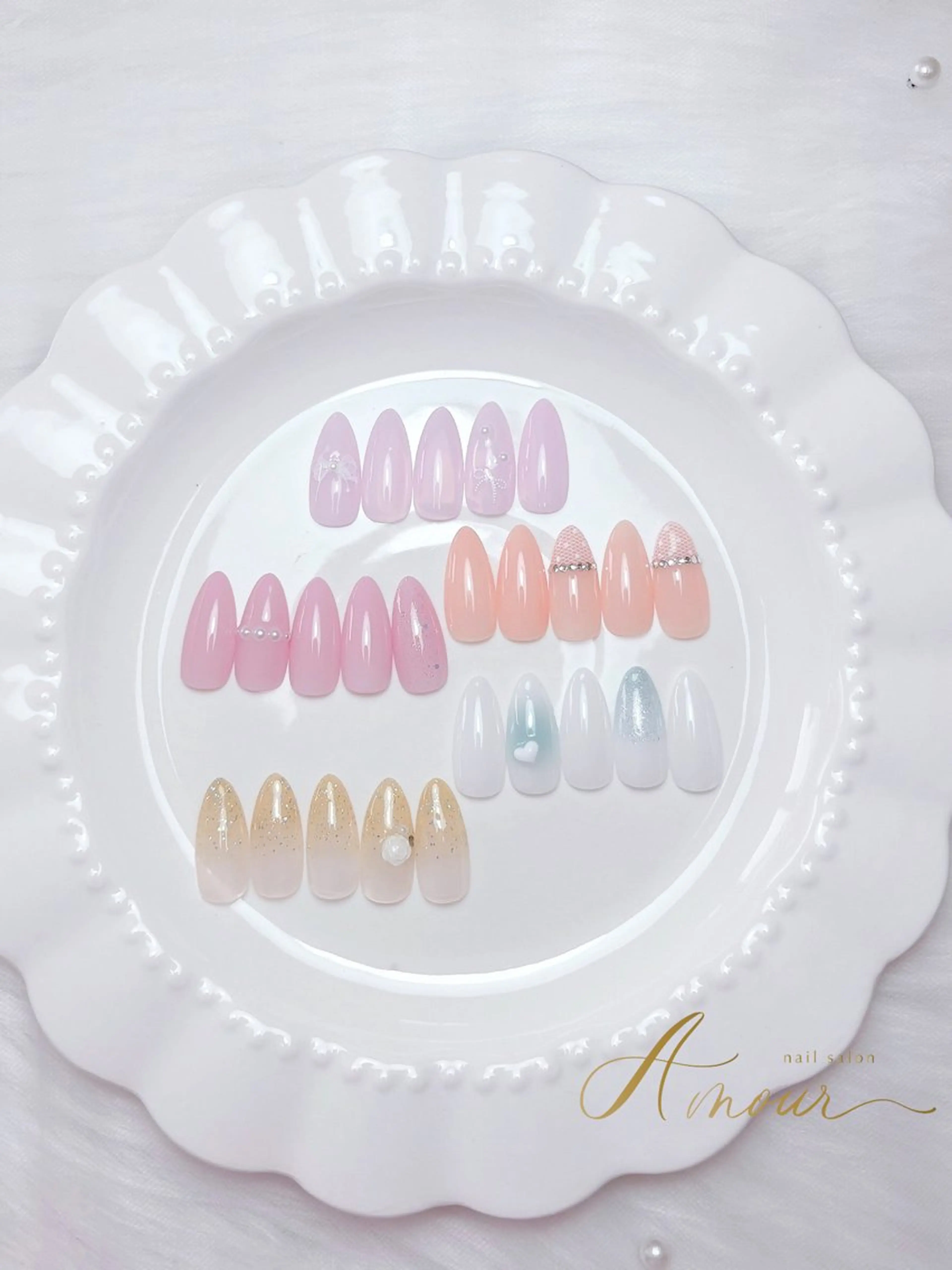 ネイル ハンドネイル Amour 🎀のネイルデザイン