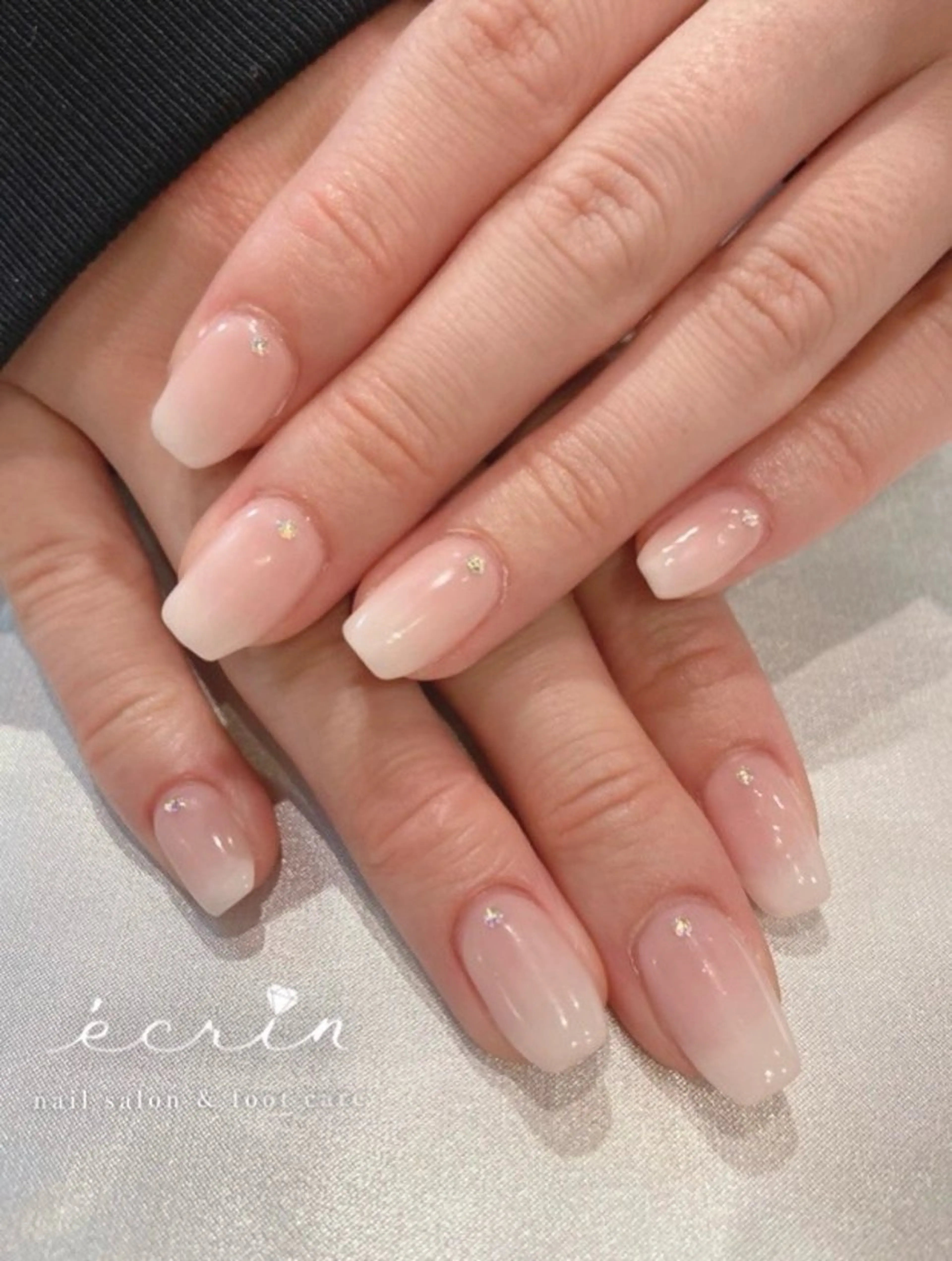 💅ふわっと白グラデ（オフ500円）の写真