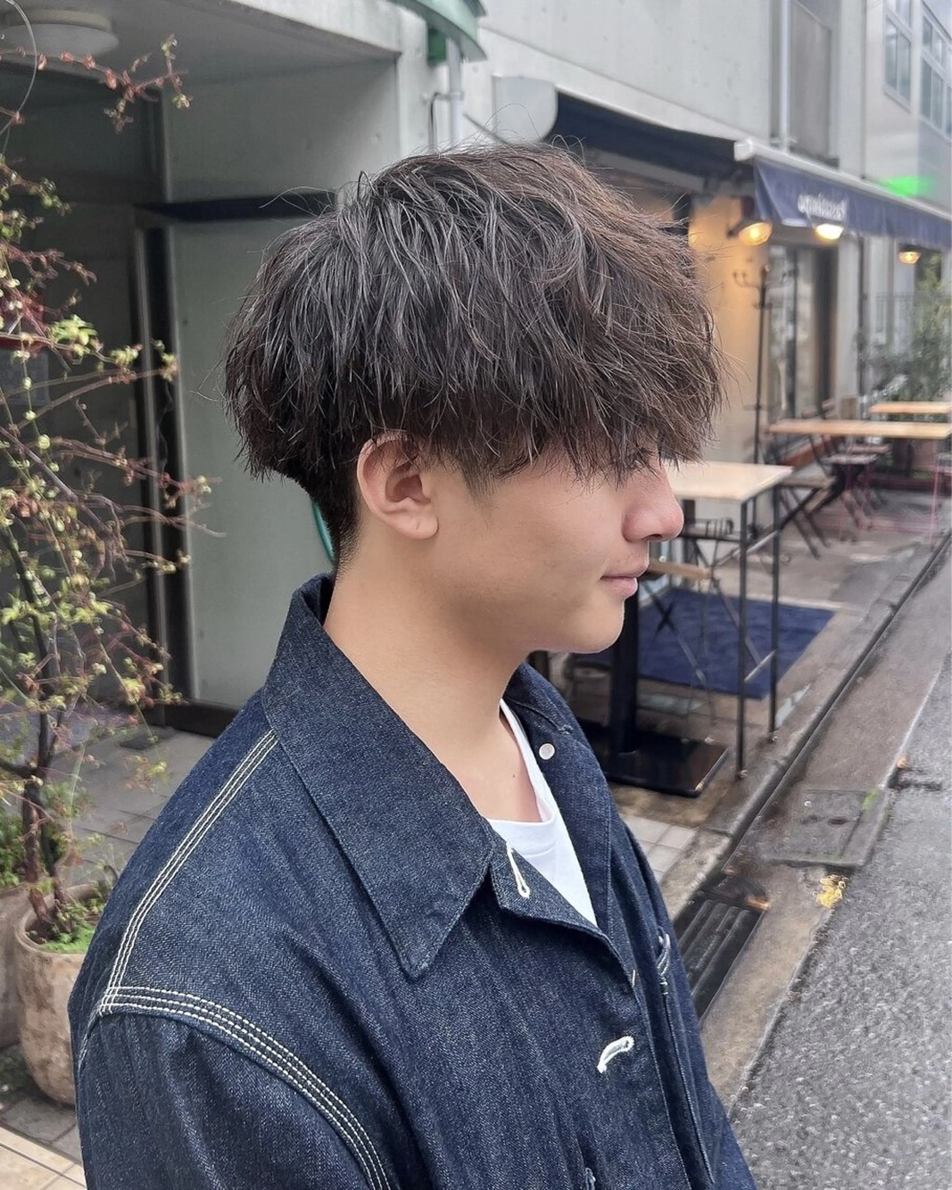 ミディアム パーマ メンズ ミディアムパーマ メンズパーマ ツイストスパイラルパーマ スパイラルパーマ homme, famille raugh【オム・ファミーユ・ラグ】所属・【メンズ特化】パーマ /マッシュ/たいちのヘアスタイル