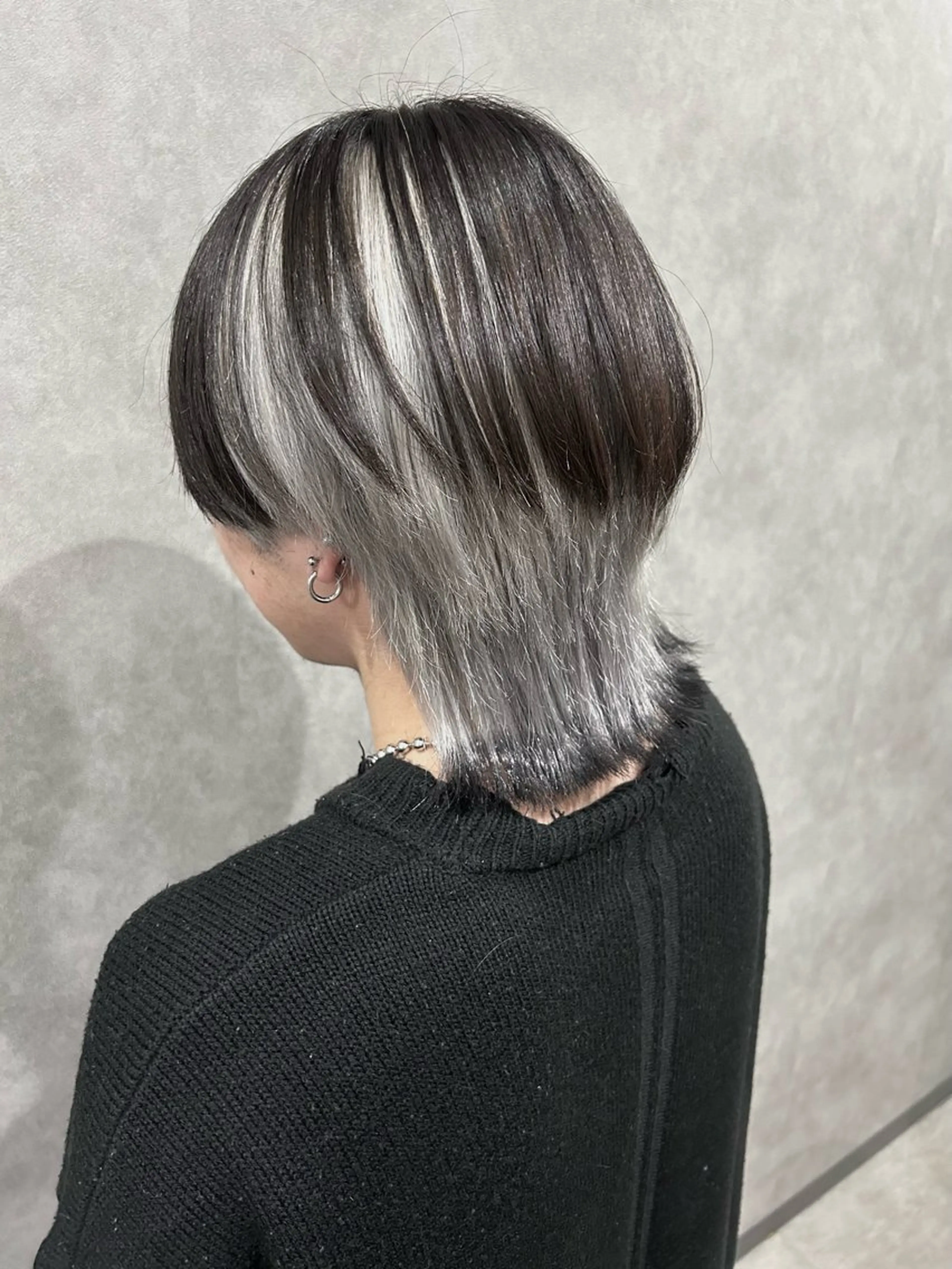 ミディアム カラー メンズ ヘアカラー トリートメント 廣瀬 あずさのヘアスタイル