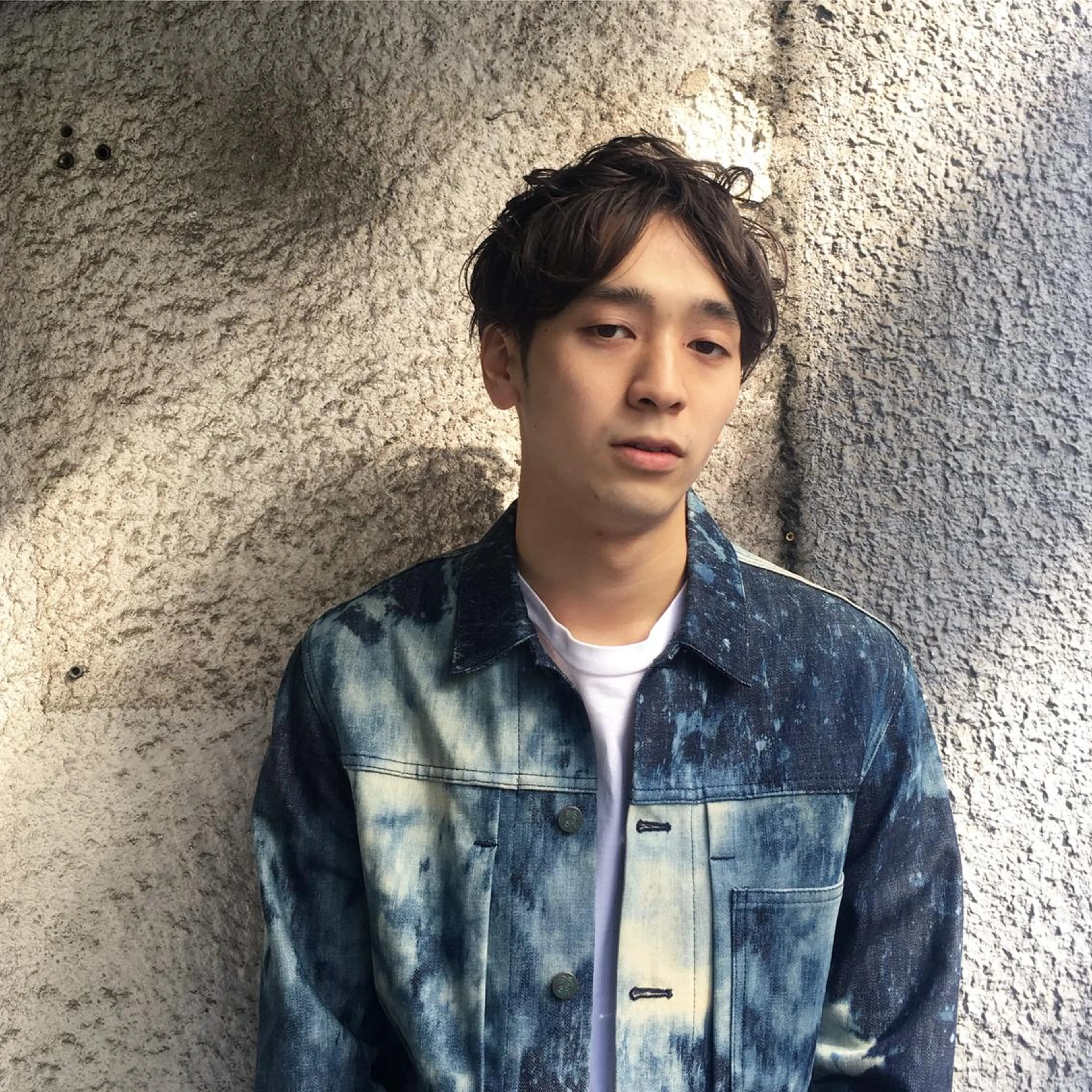 ショート カラー メンズ マッシュ カット 山口 悟のヘアスタイル