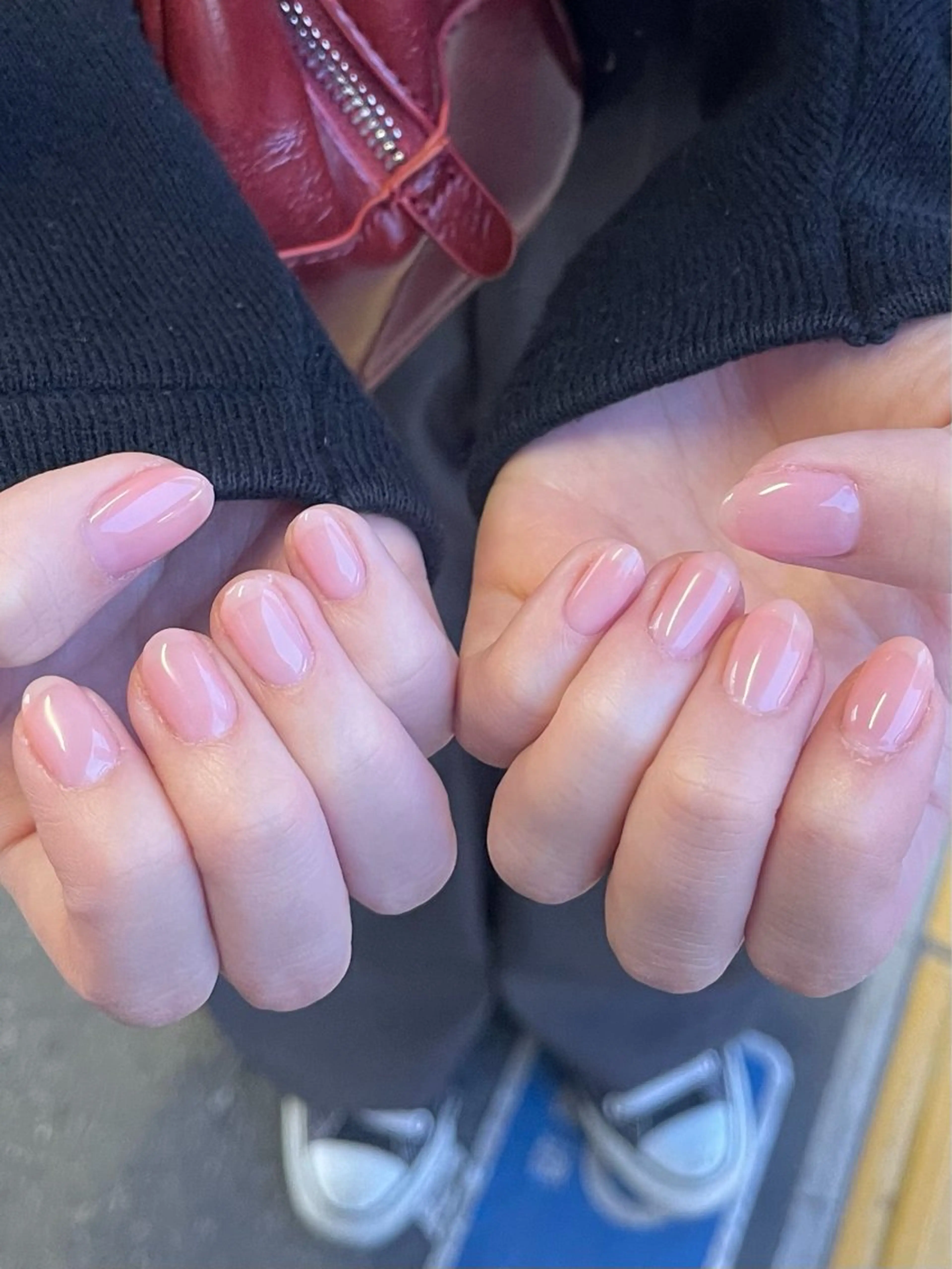 ネイル オフィスネイル ワンカラーネイル ハンドネイル petit所属・Yuka ネイリストのネイルデザイン