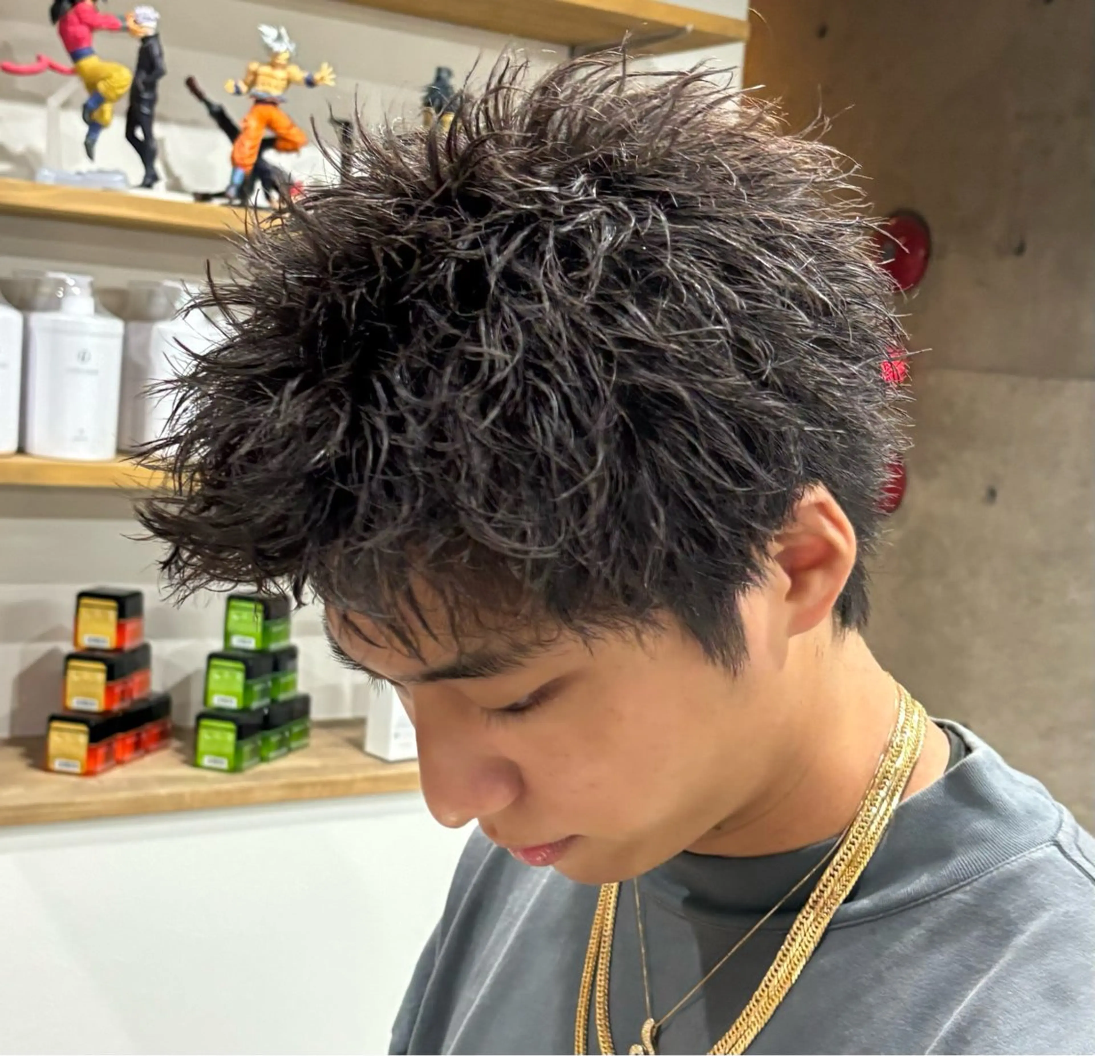 ショート パーマ era2d所属・マコト/心斎橋 メンズ専門店のヘアスタイル