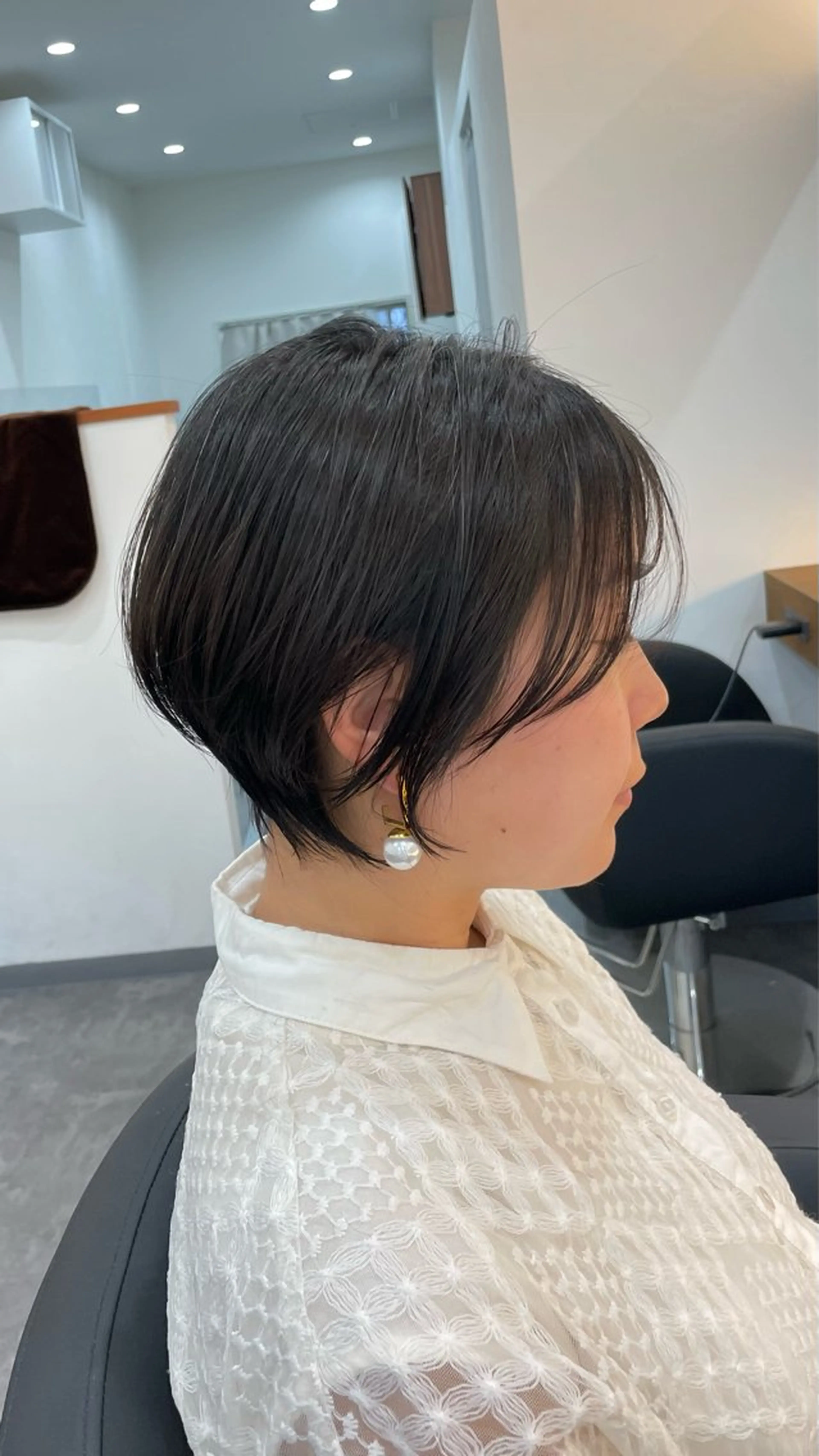 ショート ショートボブ ボブ ショートヘア hair terrace M所属・郡山/透明感カラー /馬場アンドレアのヘアスタイル