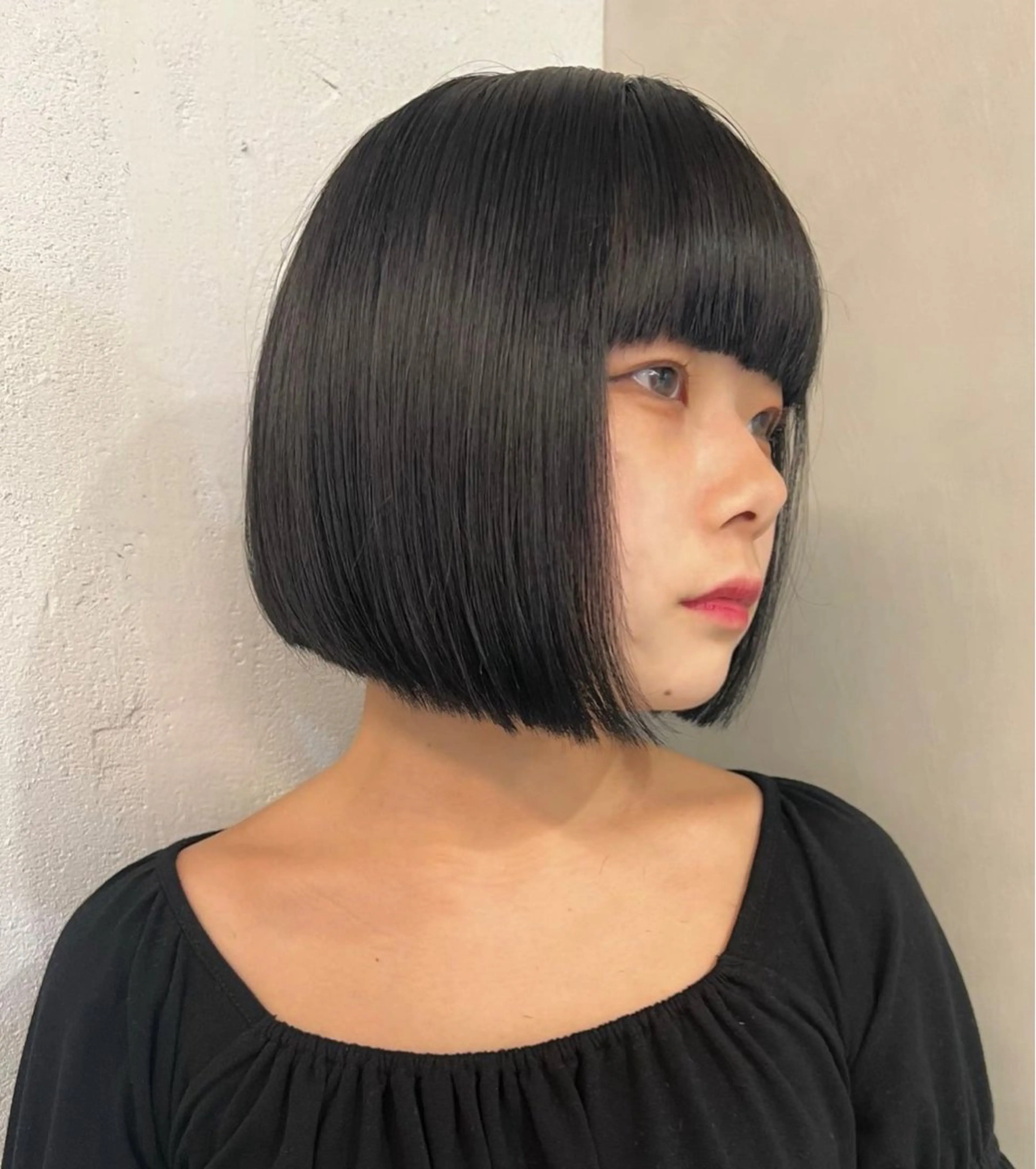 ミディアム ボブ 平川りゅうせい カットモデル募集中のヘアスタイル