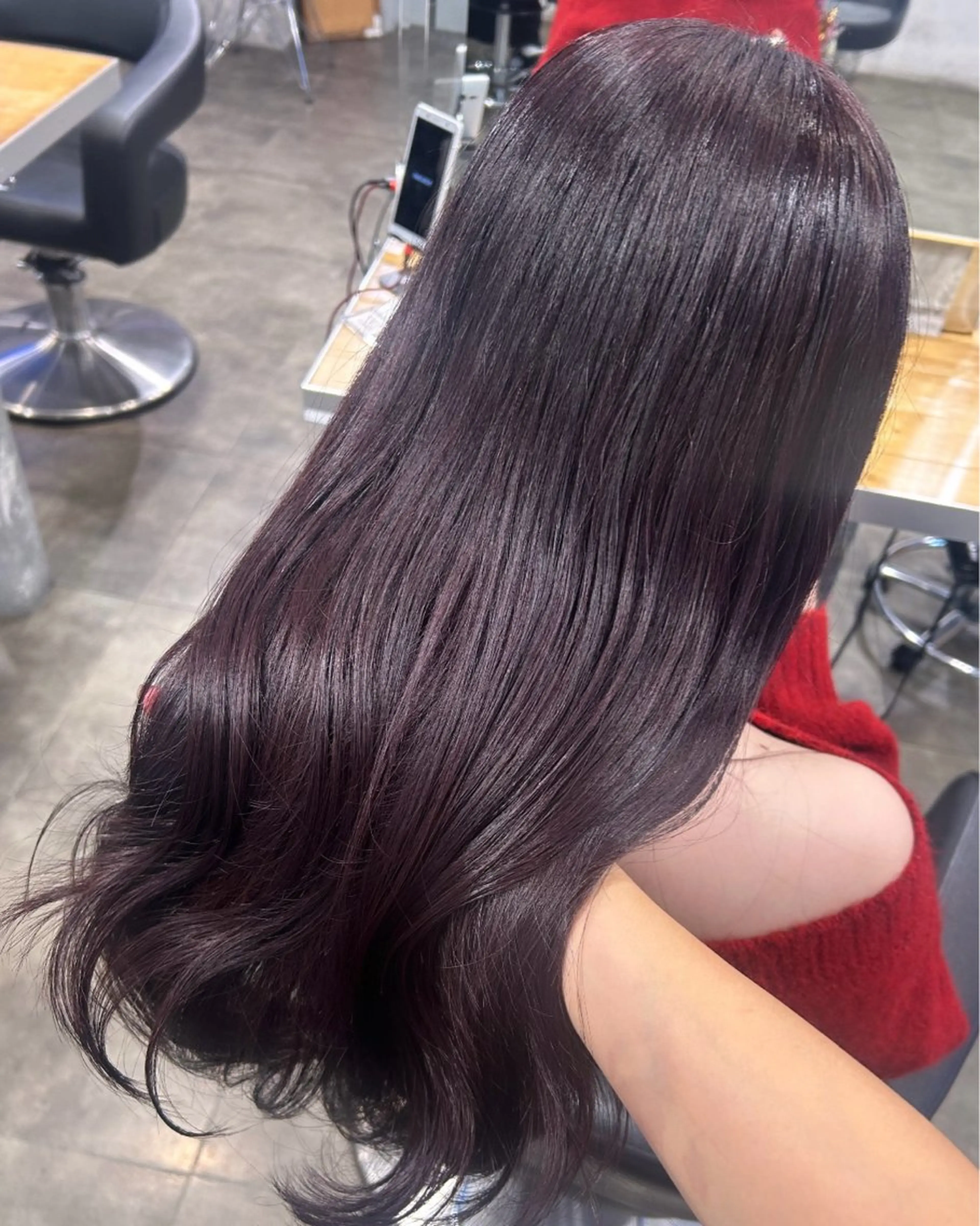 ロング カラー IS所属・横浜美容室/透明感 カラー/レイヤーのヘアスタイル